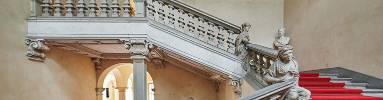 Staircase leading to Christie