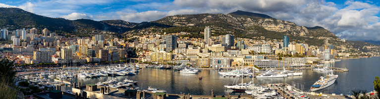 A panoramic view of Monaco