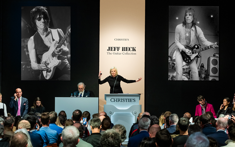 Jeff Beck The Guitar Collection auction