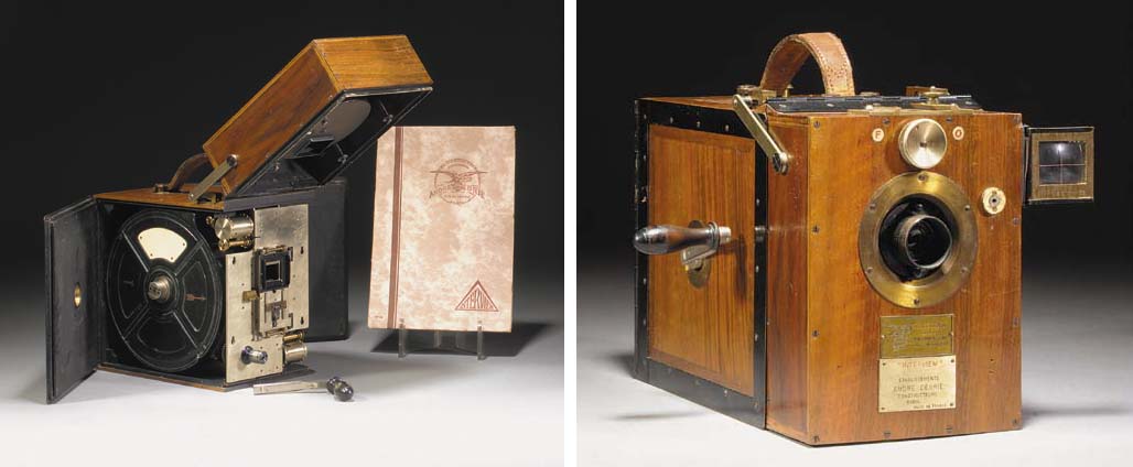 Caméra Cinéma 35mm A. Darling – Circa 1906 – Acajou, Laiton – Objet De Collection