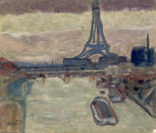 Pierre Bonnard (1867-1947) , La Tour Eiffel et la Seine | Christie's