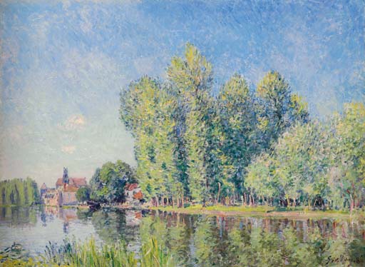 Camille Pissarro (1830-1903) , Canards sur l'étang de Montfoucault