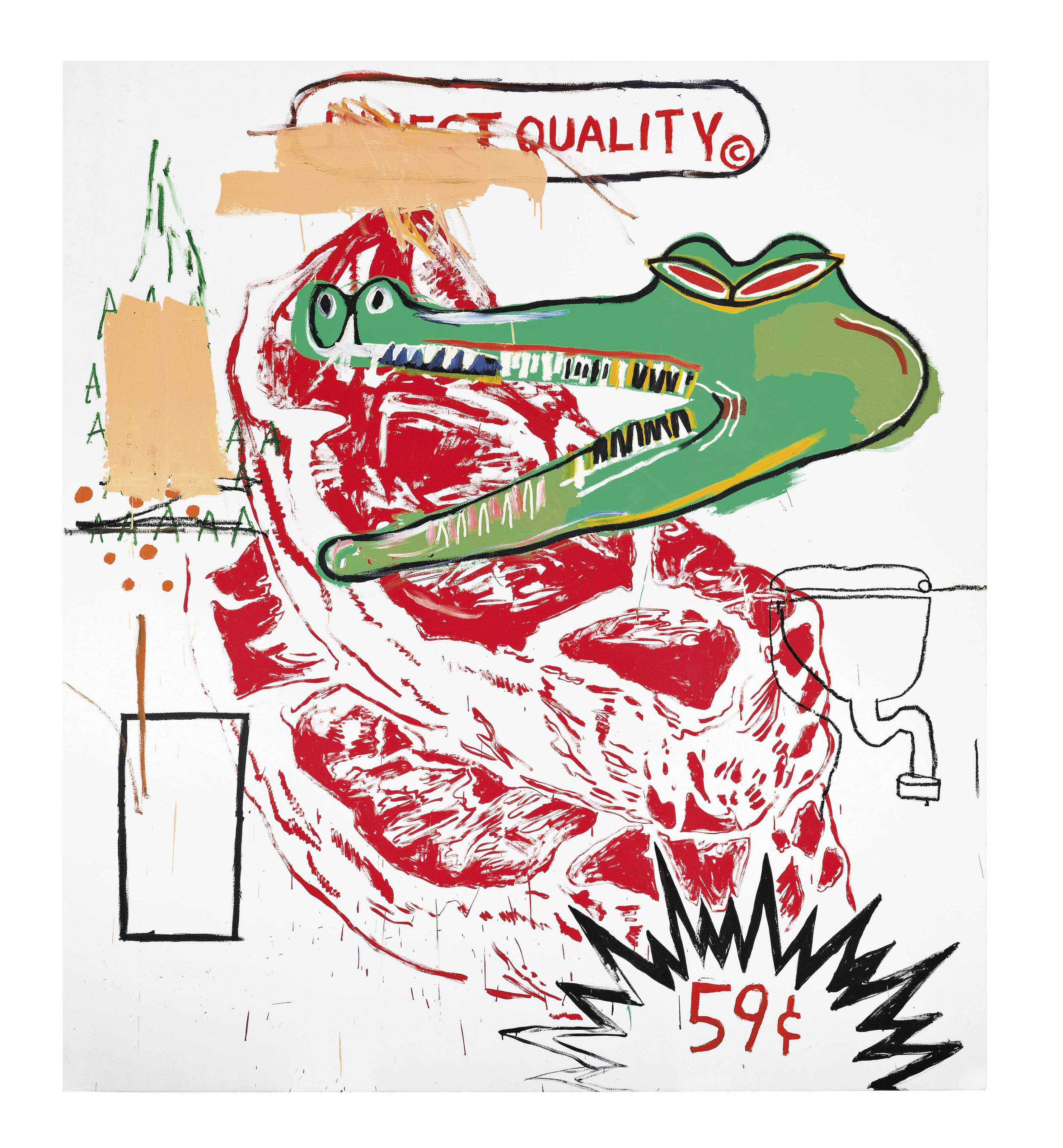 Jean-Michel Basquiat (1960-1988) and Andy Warhol (1928-1987