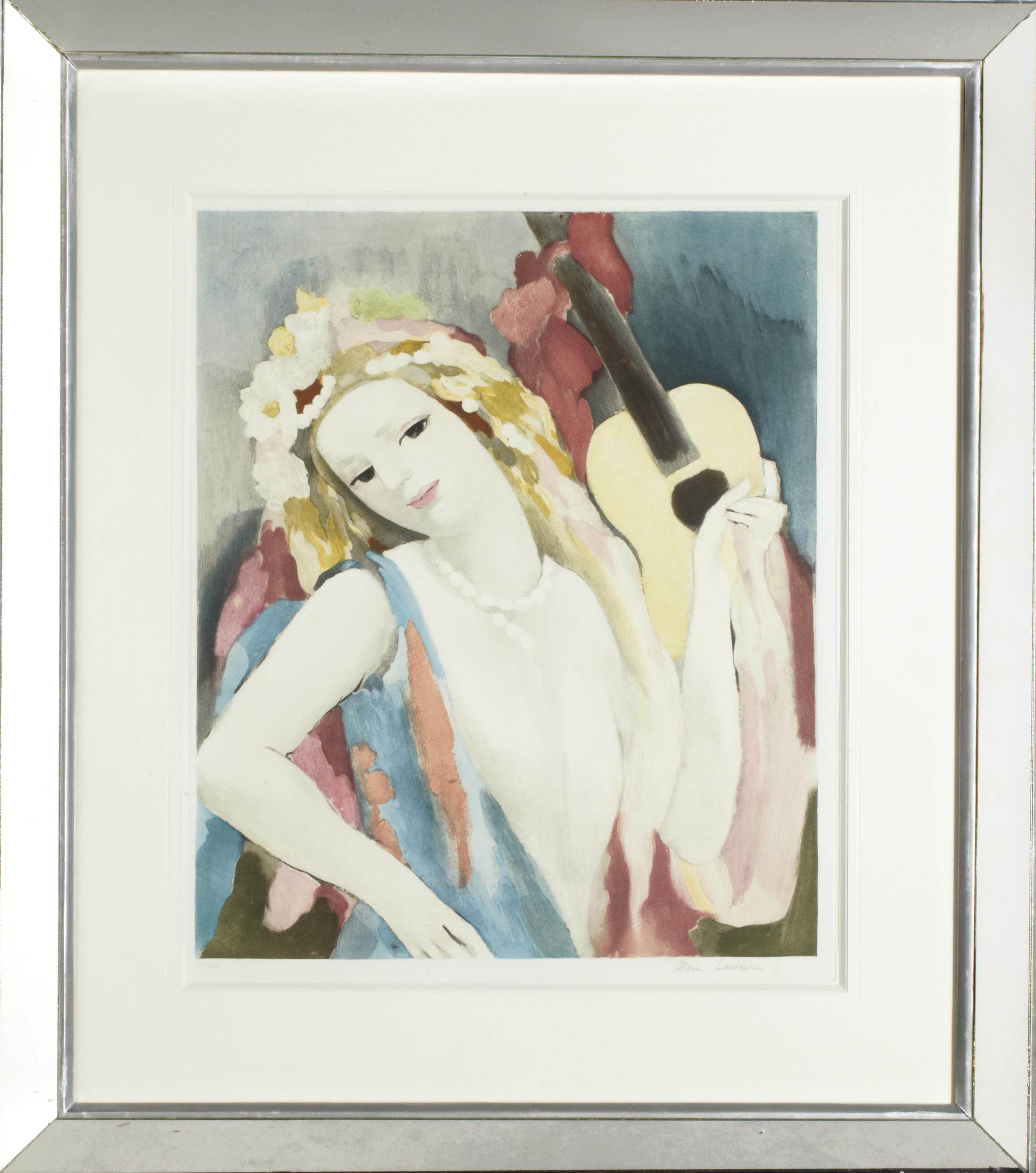 Marie Laurencin、FEMME A GUITARE La guitare | Art UK