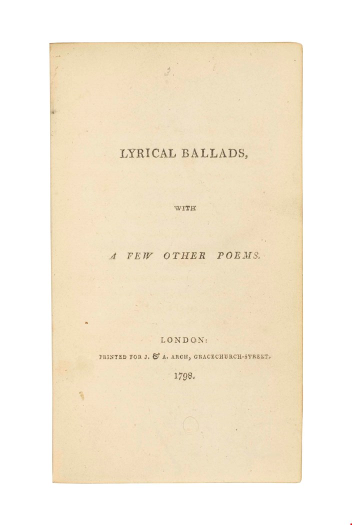 [WORDSWORTH, William (17701850) and Samuel Taylor COLERIDGE (17721834