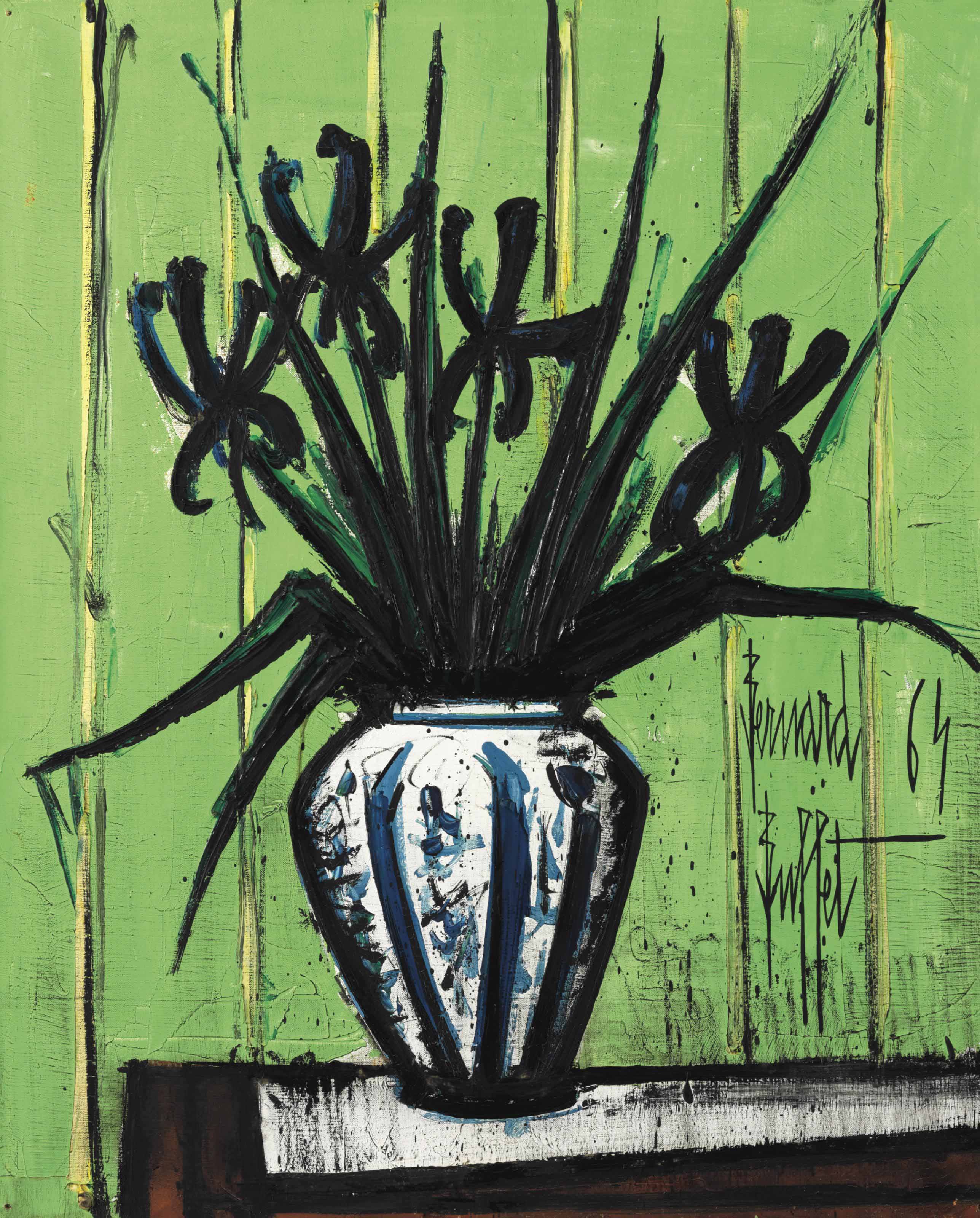 Bernard Buffet (1928-1999) , Vase de fleurs | Christie's