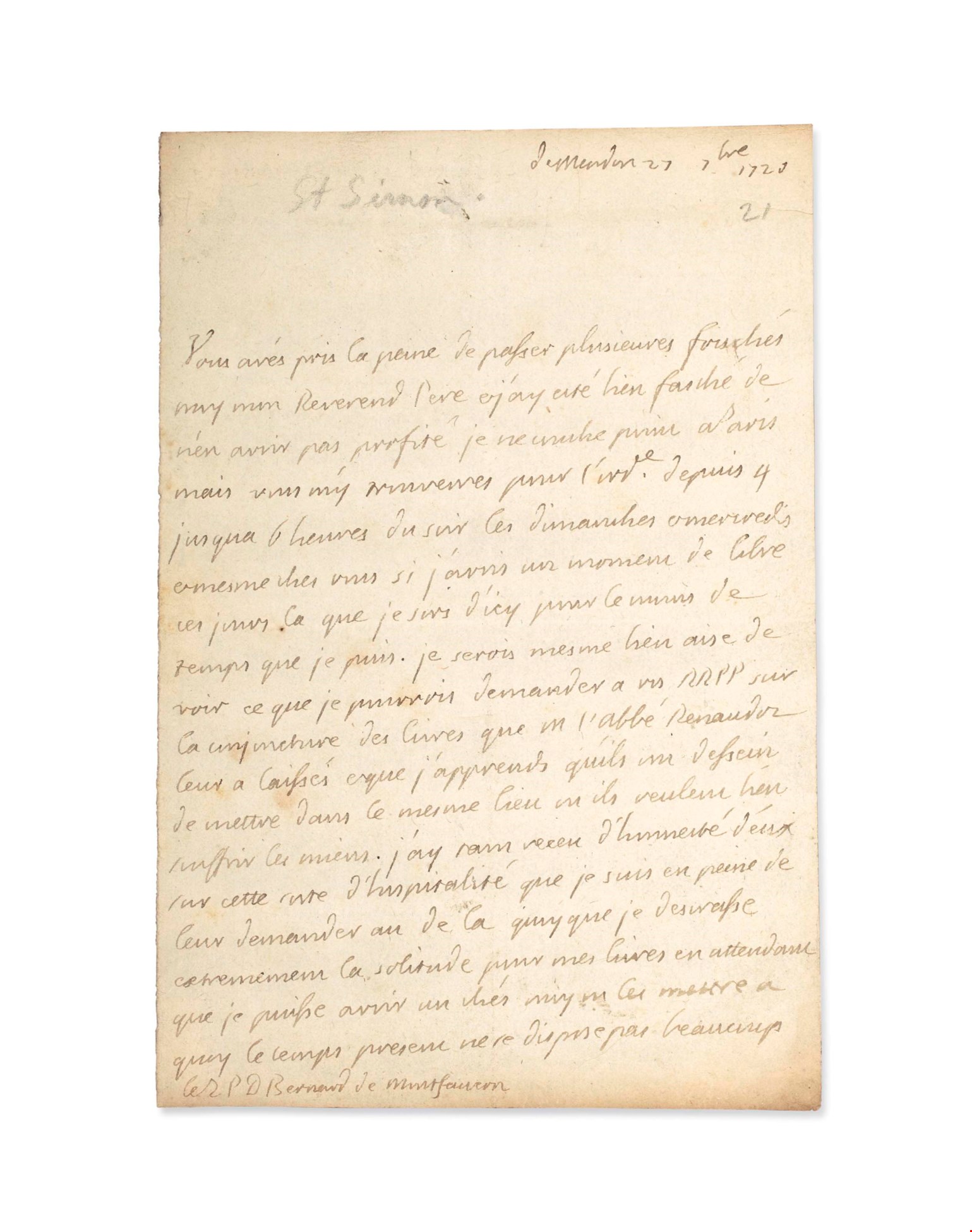 SAINTSIMON, Louis de Rouvroy, duc de