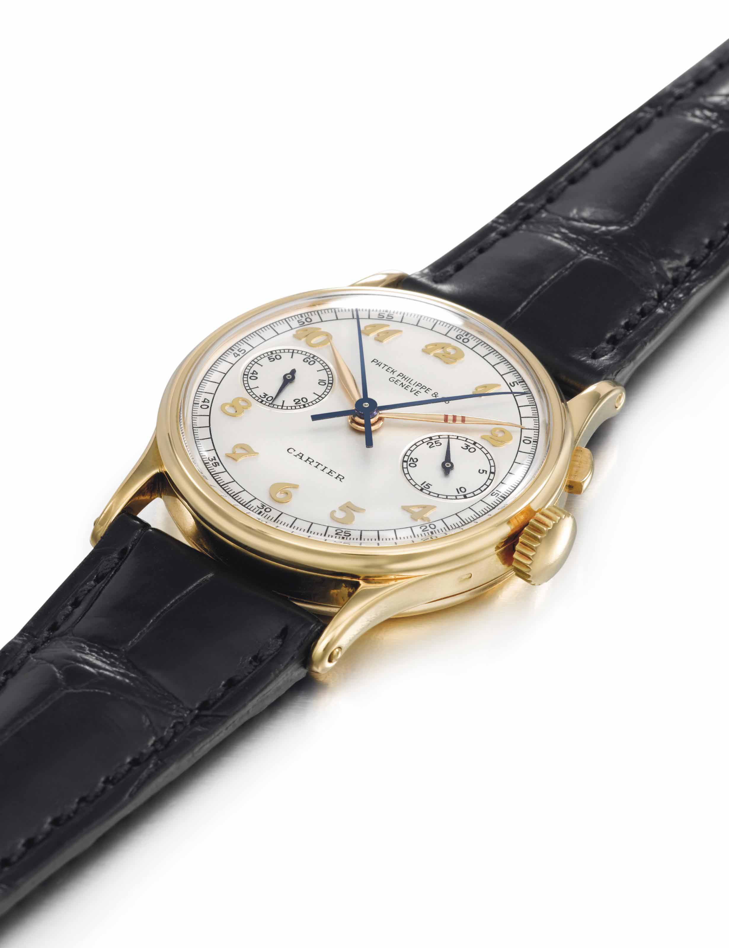 UNIQUE 18K GOLD WRISTWATCH 