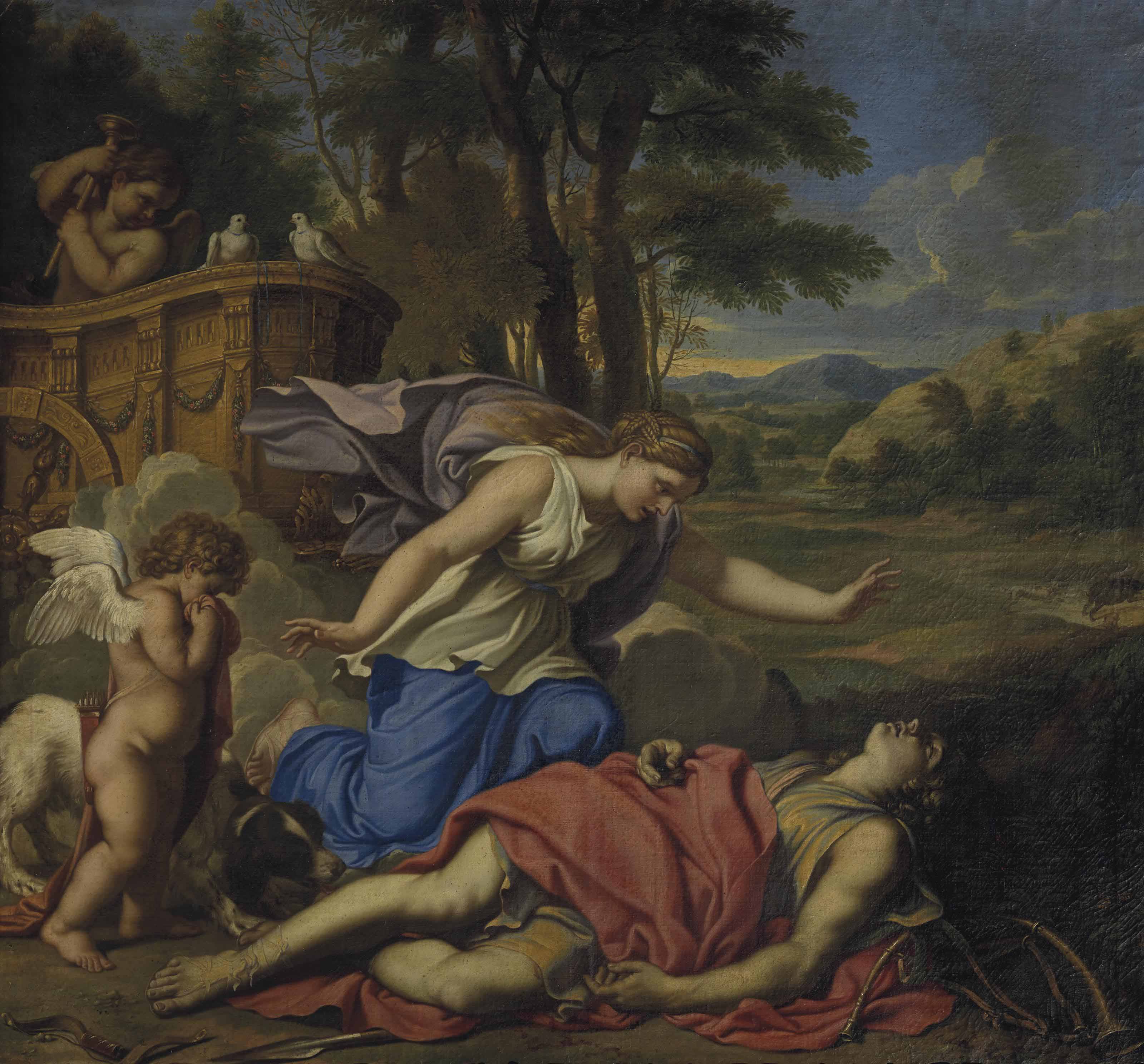 Nicolas Mignard D'Avignon (Troyes 1606-1668 Paris) , Venus and