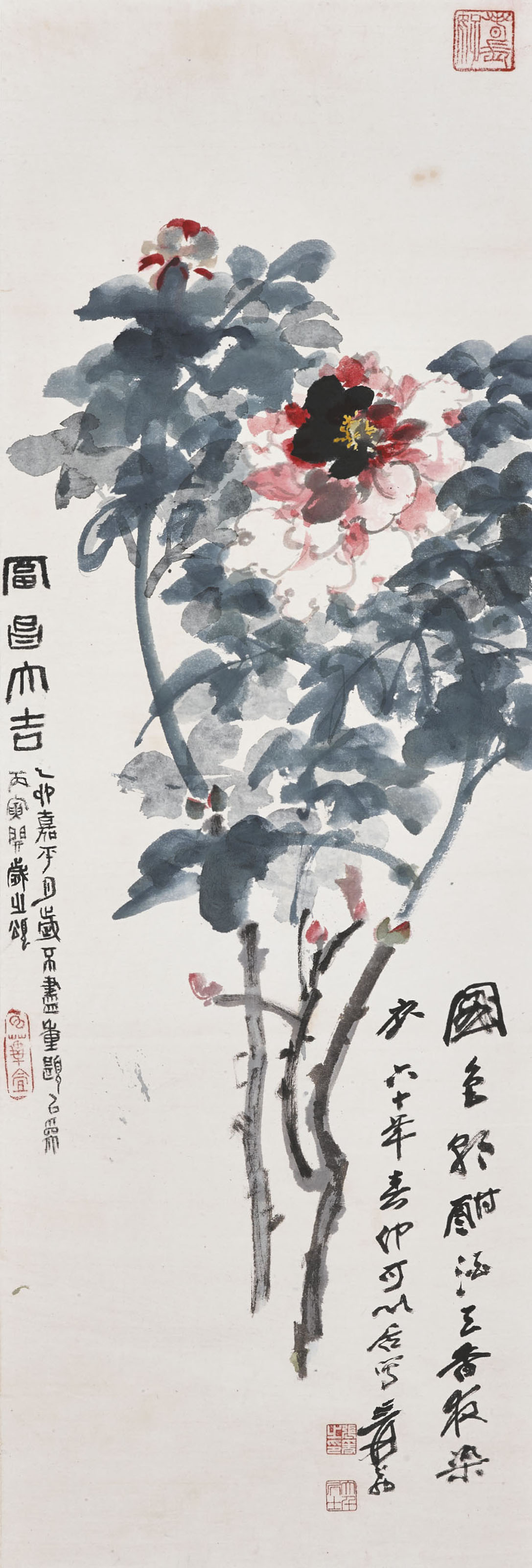 ZHANG DAQIAN (1899-1983) , 張大千書法水墨紙本立軸一九六三年作