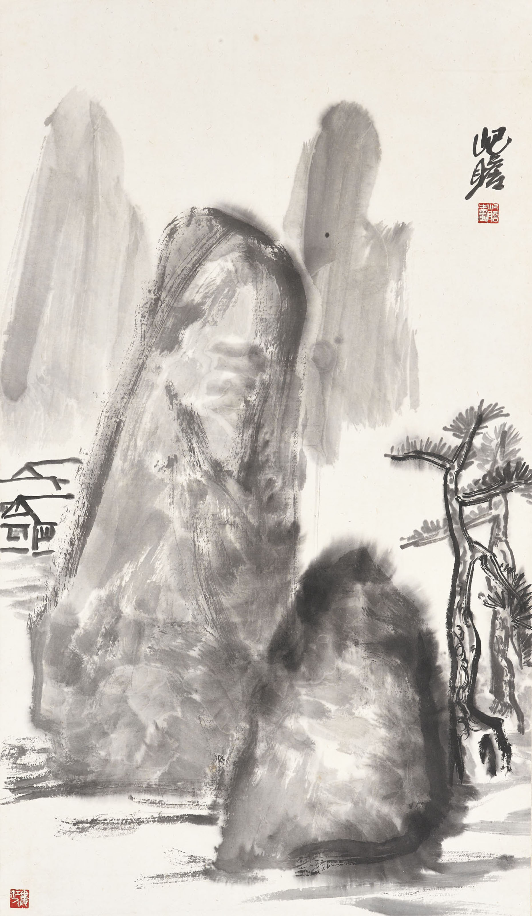 關良 戲曲人物 中国戏曲人物画鼻祖关良作品山西展出-新华网