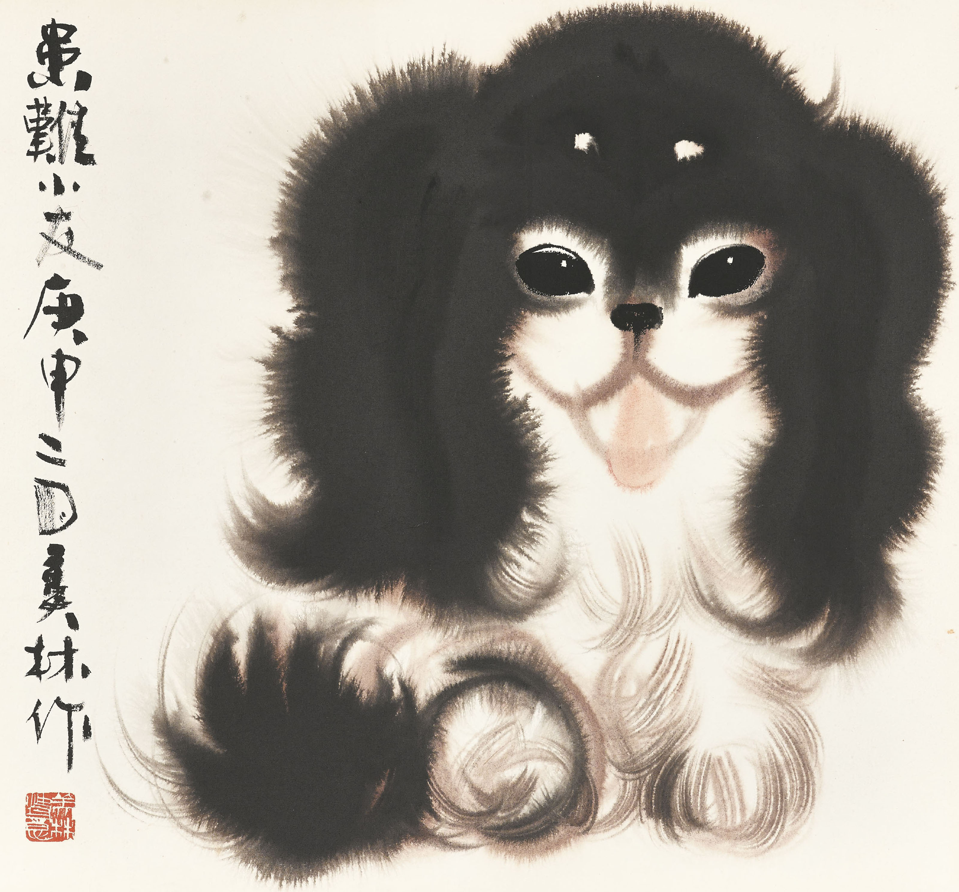 GUAN LIANG (1900-1986) , 關良戲曲人物設色紙本冊頁十六開一九七八年