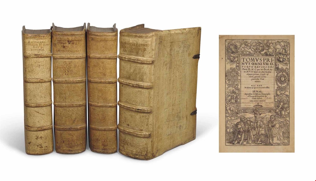 Martin LUTHER (1483-1546). Omnium operum. Jena: Christian Rödinger ...