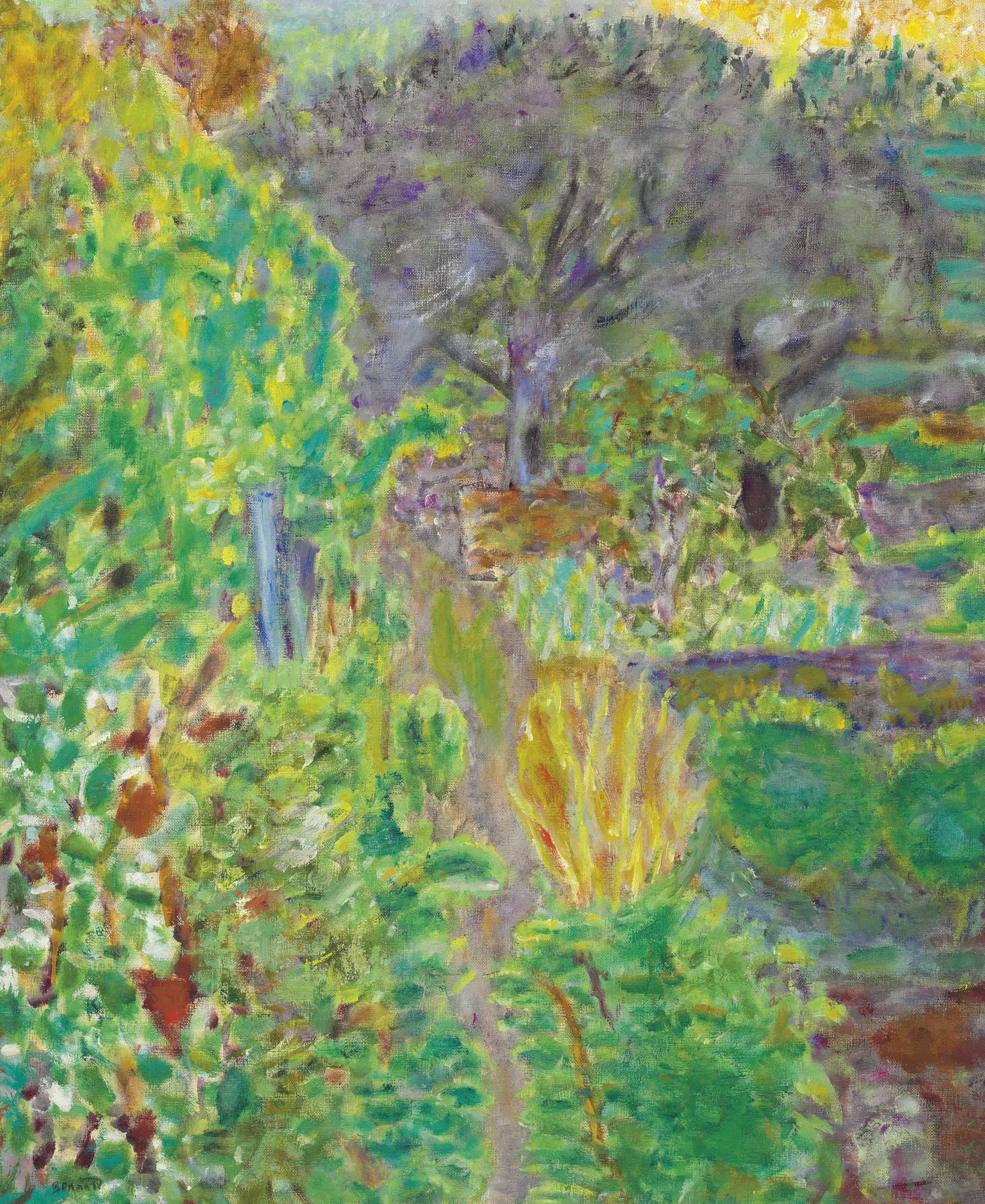 Pierre Bonnard (1867-1947), Jardin au Cannet | Christie's