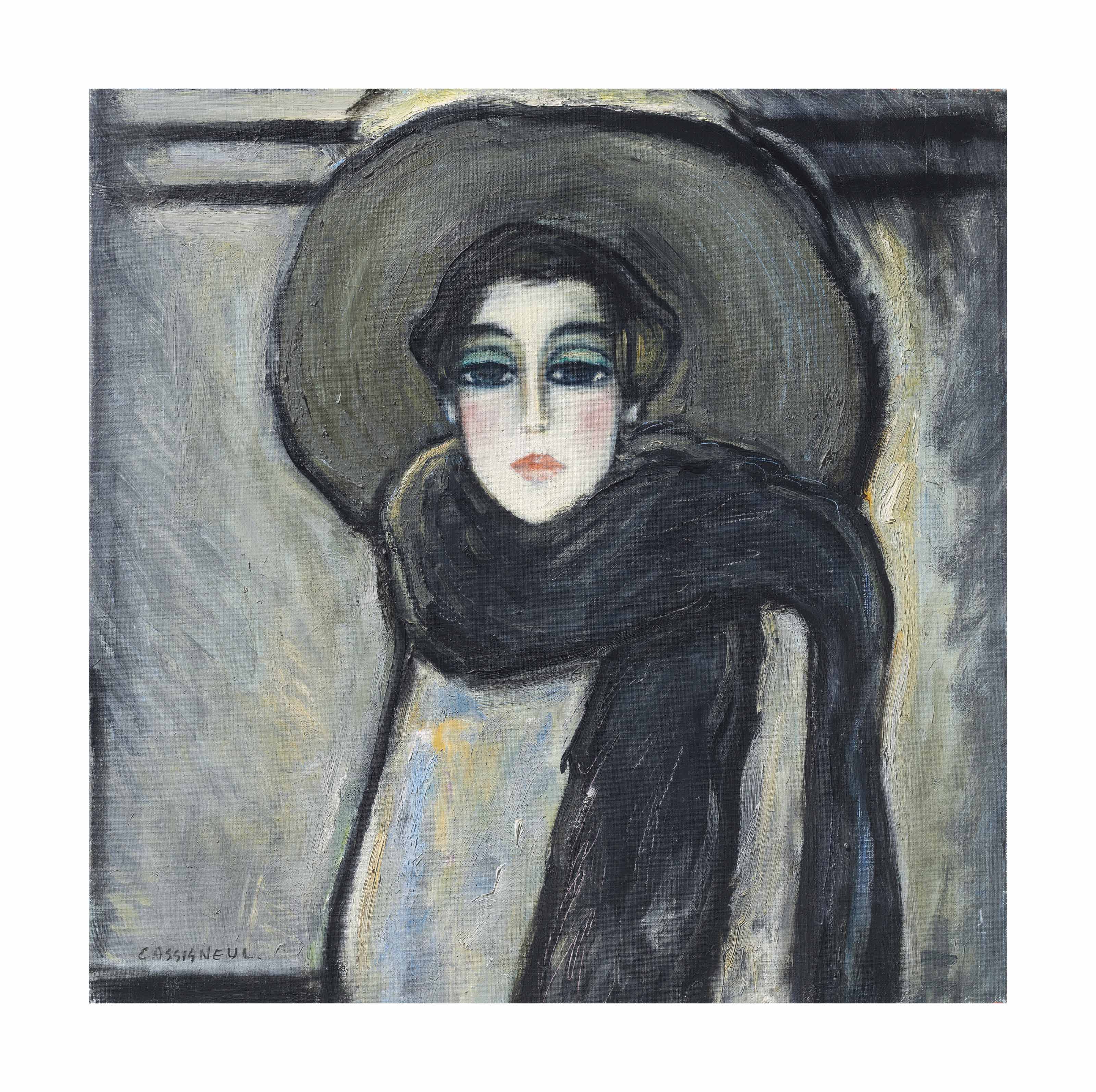 ジャンピエール カシニョール　DIANE, PROFIL Jean-Pierre Cassigneul (b. 1935), Diane | Christie's