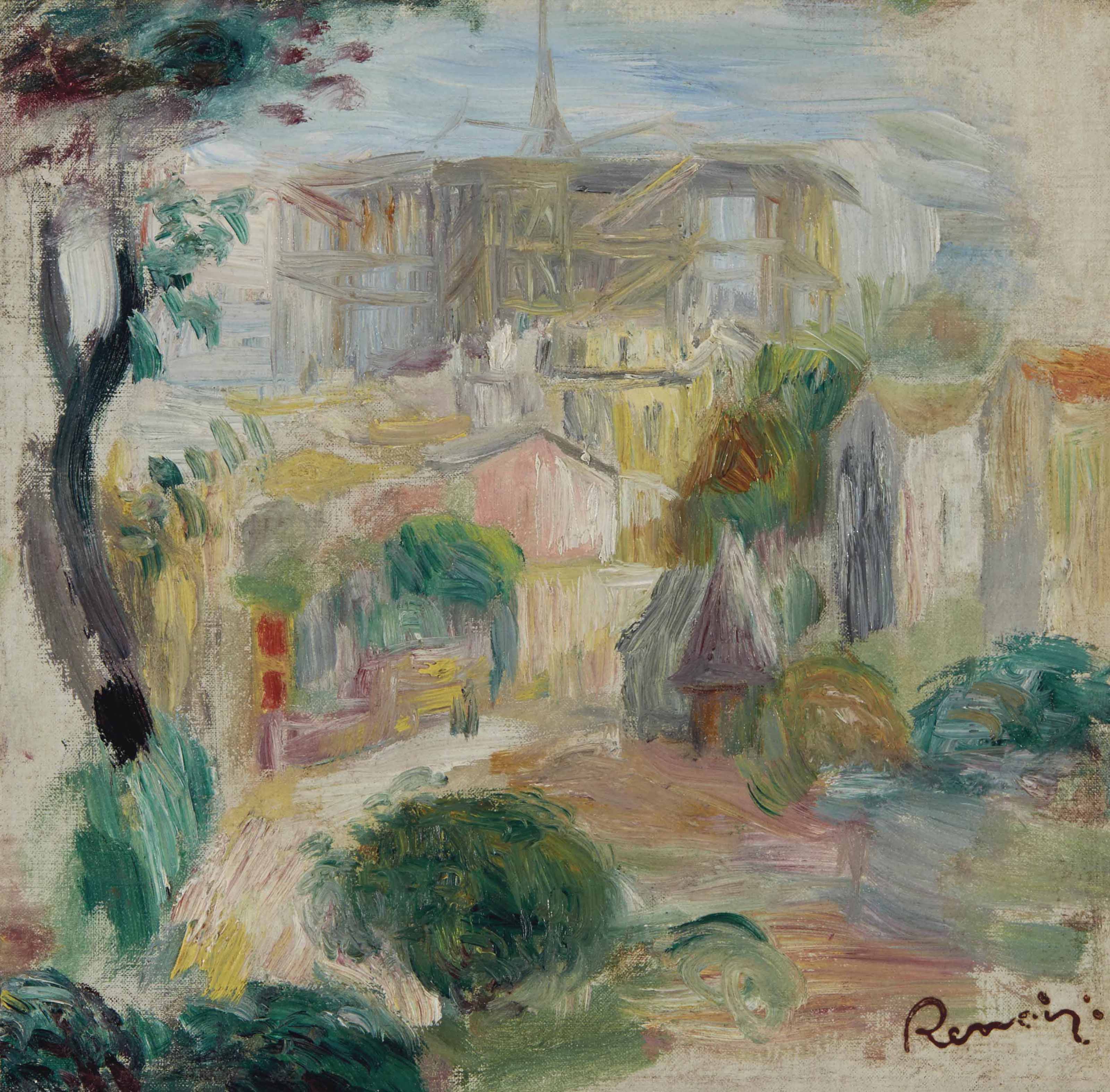 Pierre-Auguste Renoir、VUE DU SACRE-COEUR Pierre-Auguste Renoir (1841-1919), Vue du Sacré-Cœur | Christie's