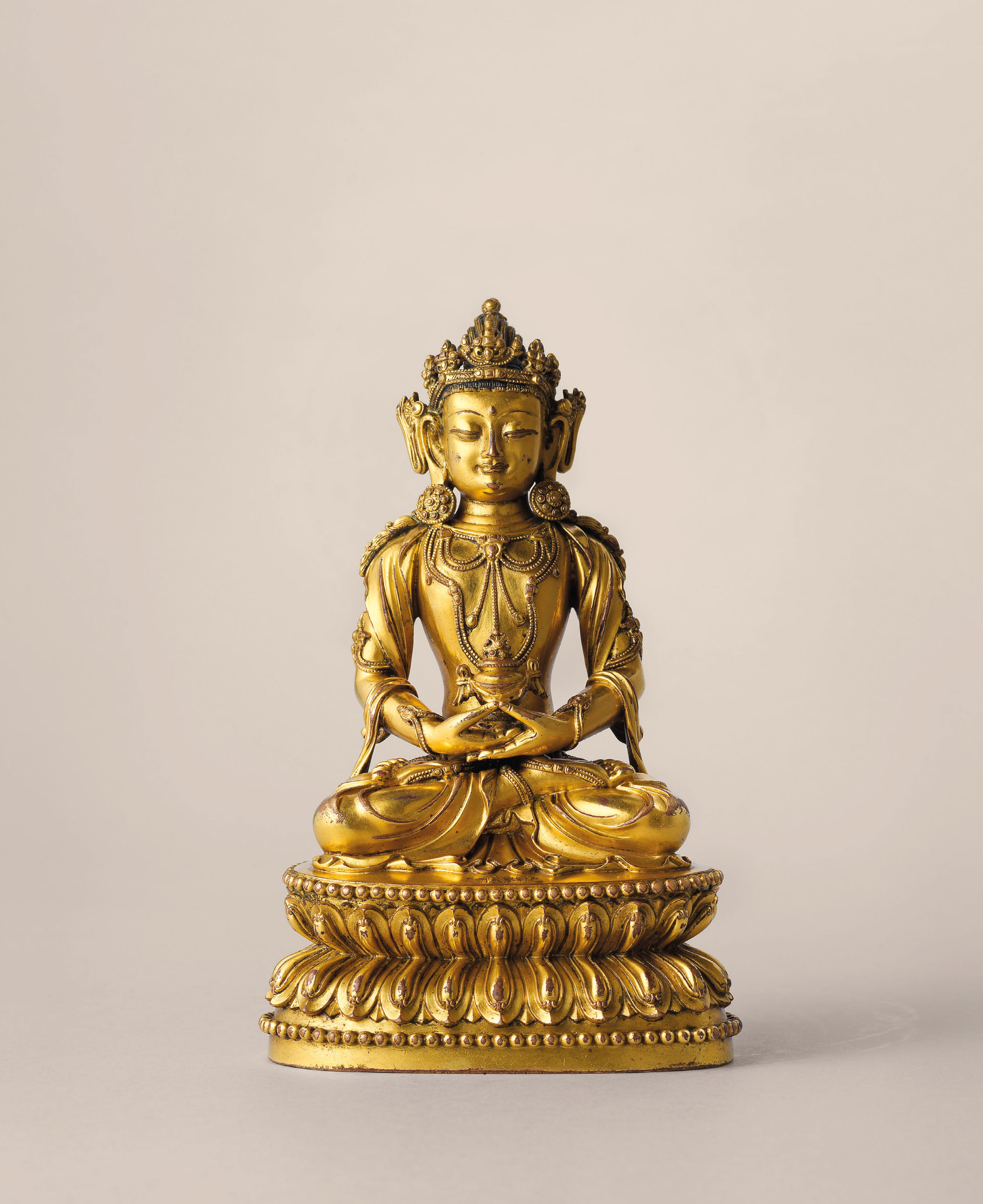 古董品 大明永樂年製 銅細工 菩薩像 仏教美術 高23cm B2016