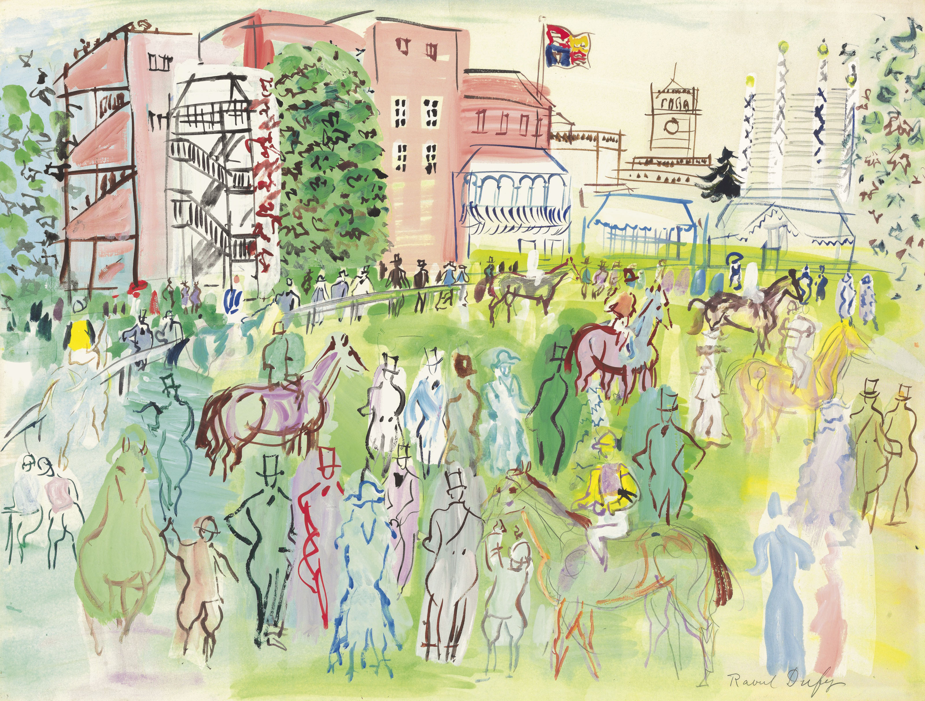 Raoul Dufy (1877-1953), Royal Ascot | Christie's