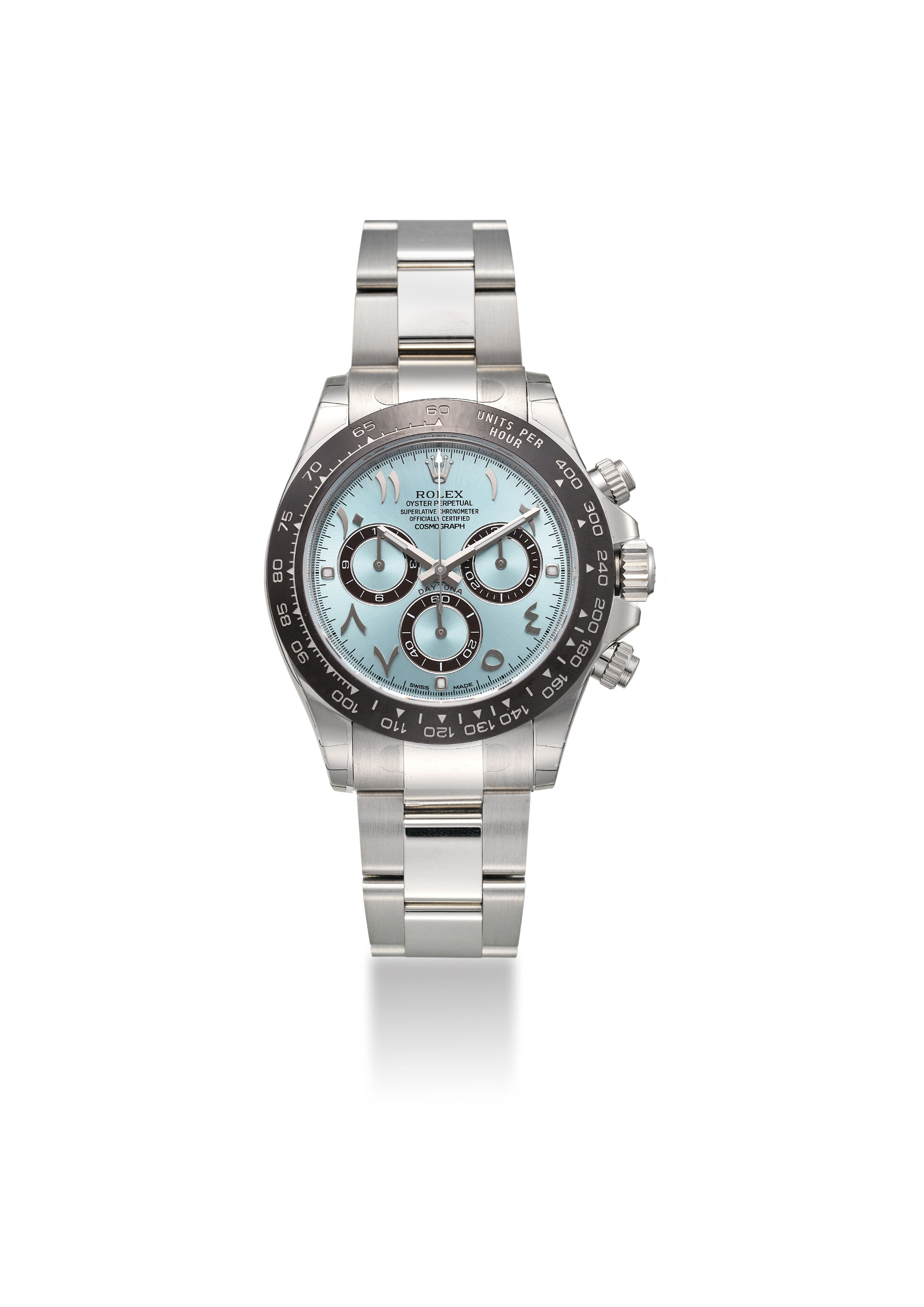Rolex Daytona Platinum Ice-Blue / Hindu-Arabic Dial 116506 | HushHush.com