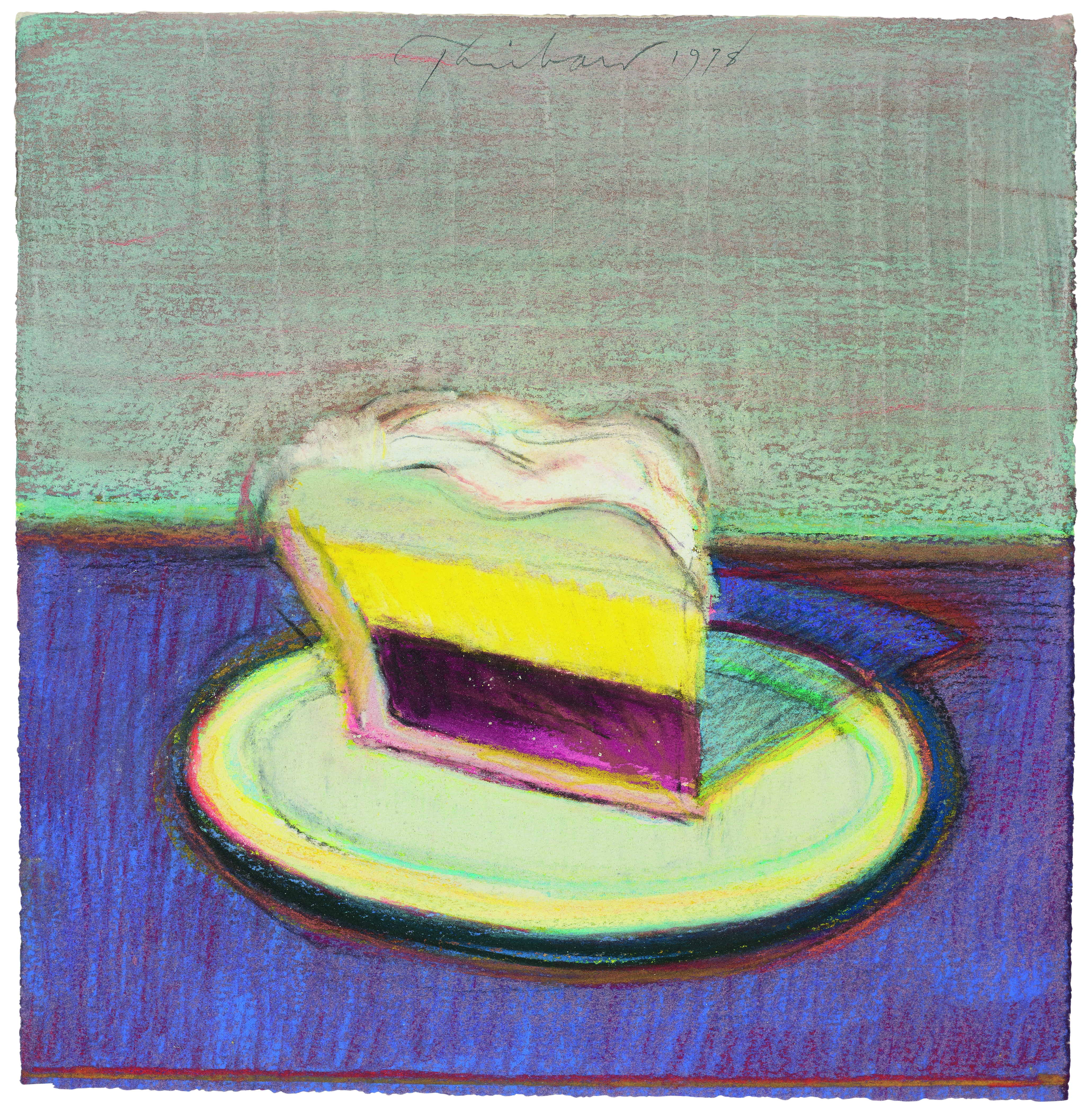 Wayne Thiebaud (b. 1920), Lunch Table | Christie's