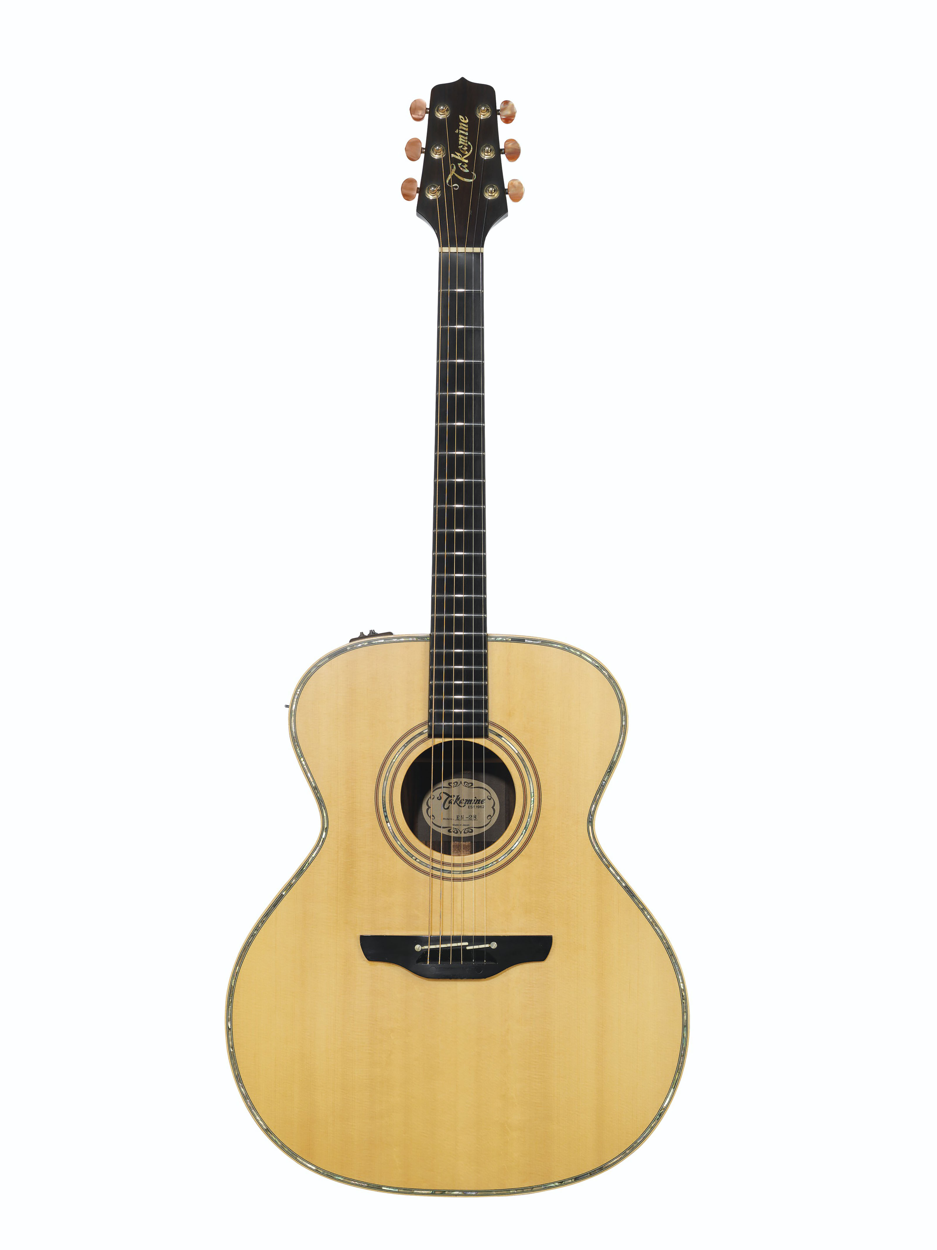 TAKAMINE, NAKATSUGAWA, 1986, AN ACOUSTIC-ELECTRIC GUITAR, EN-28