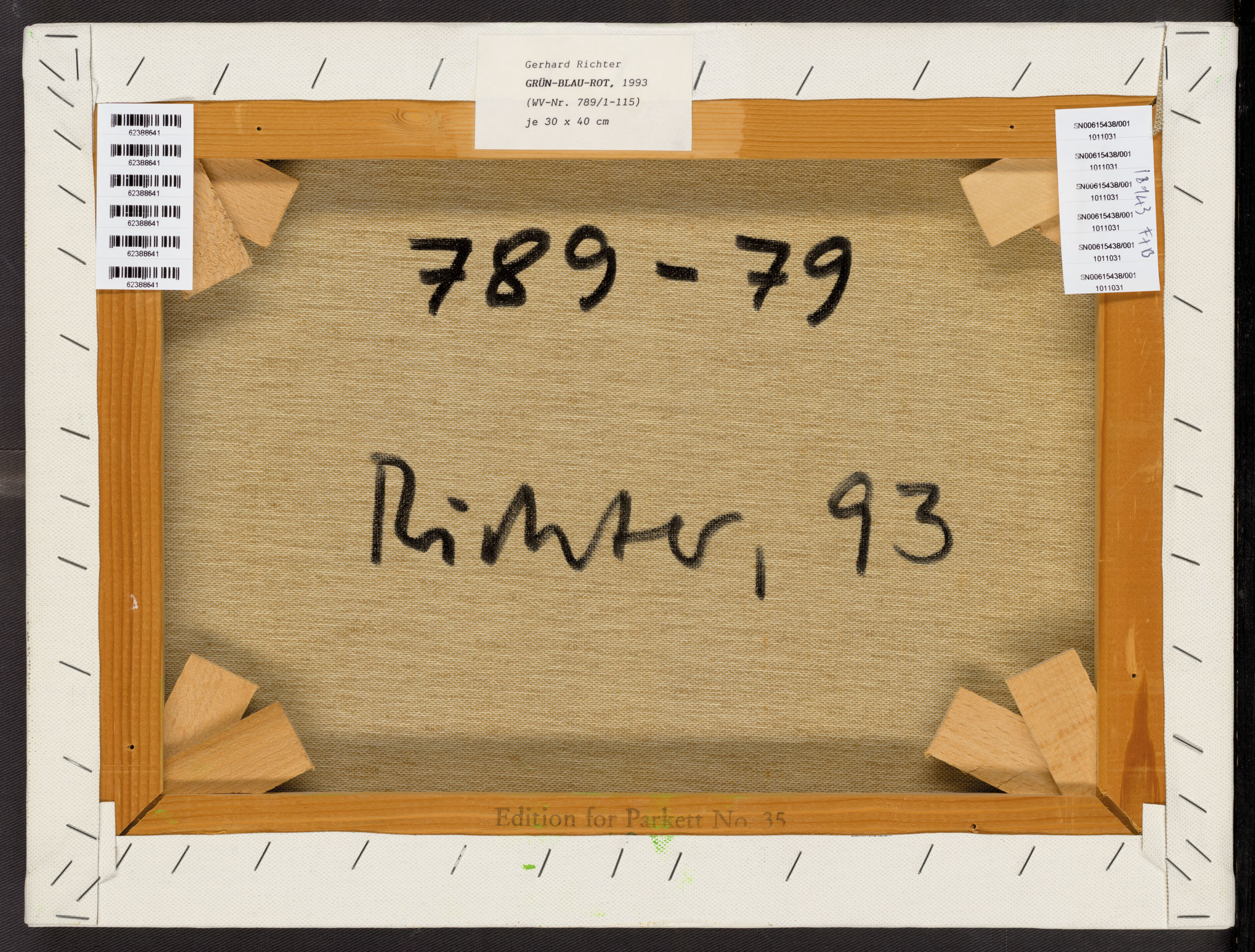 GERHARD RICHTER (B. 1932), Grün-Blau-Rot (Green-Blue-Red) | Christie's