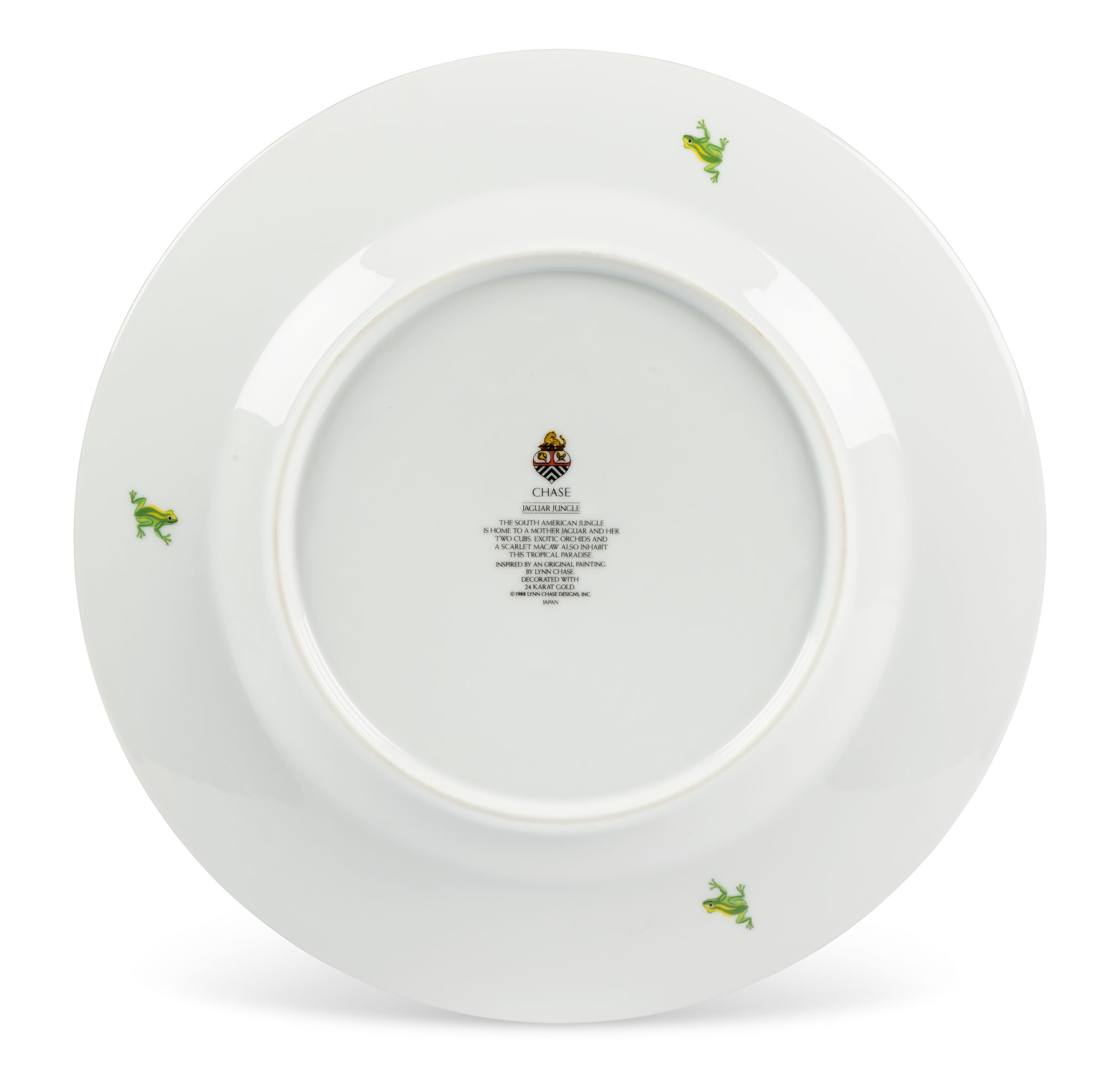 A LYNN CHASE DESIGNS PORCELAIN 'JAGUAR JUNGLE' PATTERN PART DINNER