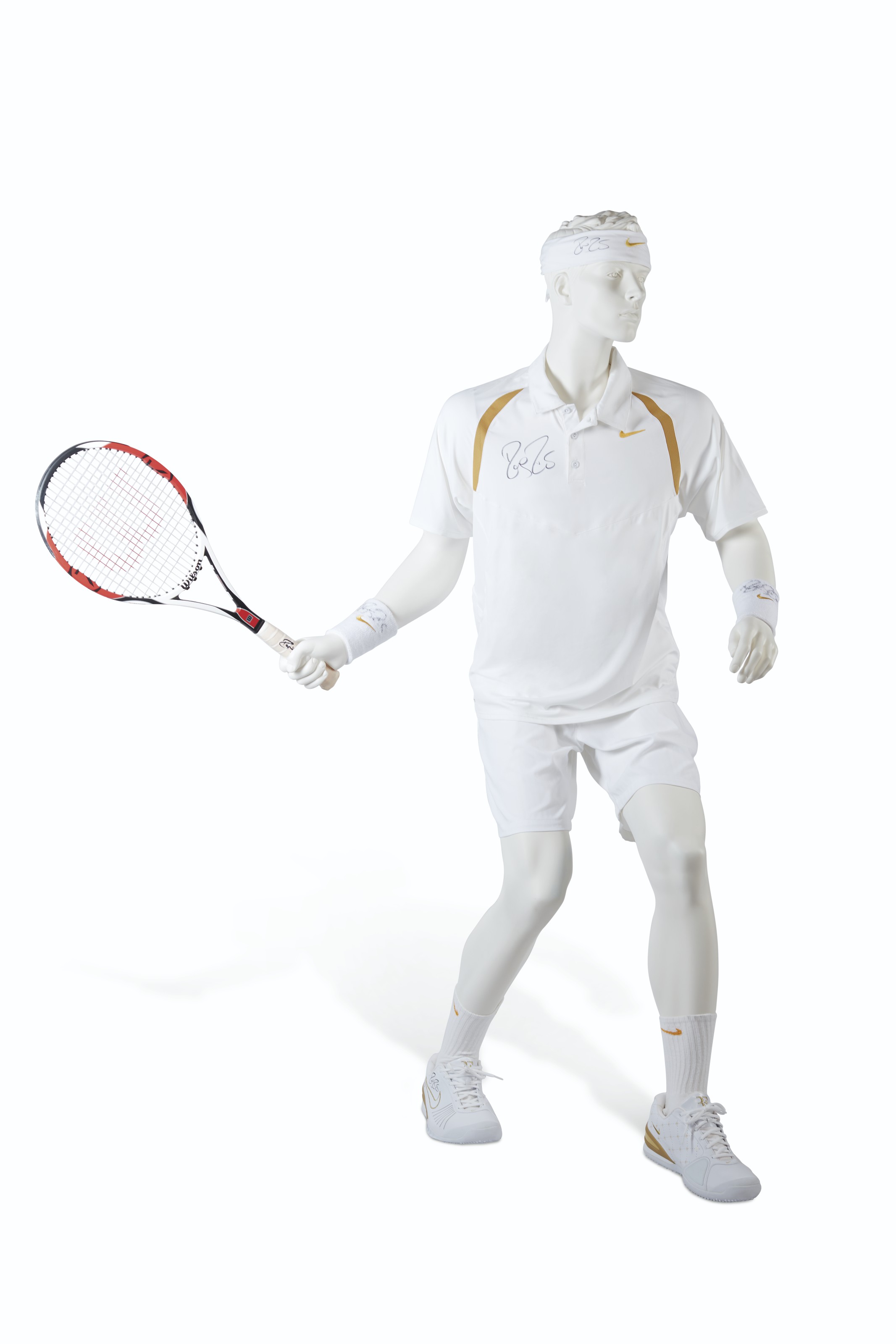 ROGER FEDERER'S CHAMPION OUTFIT AND RACKET, AUSTRALIAN OPEN, 2018