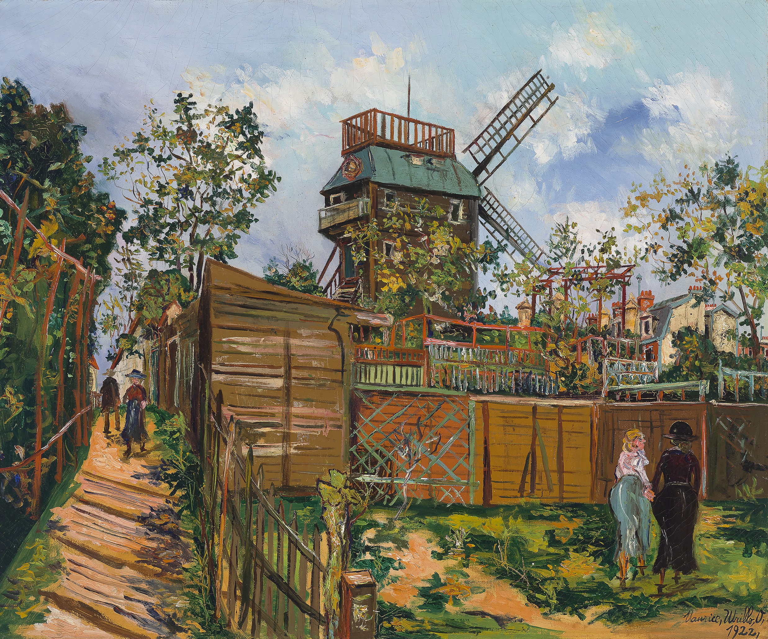 Maurice Utrillo (1883-1955), Moulin de la Galette, Montmartre