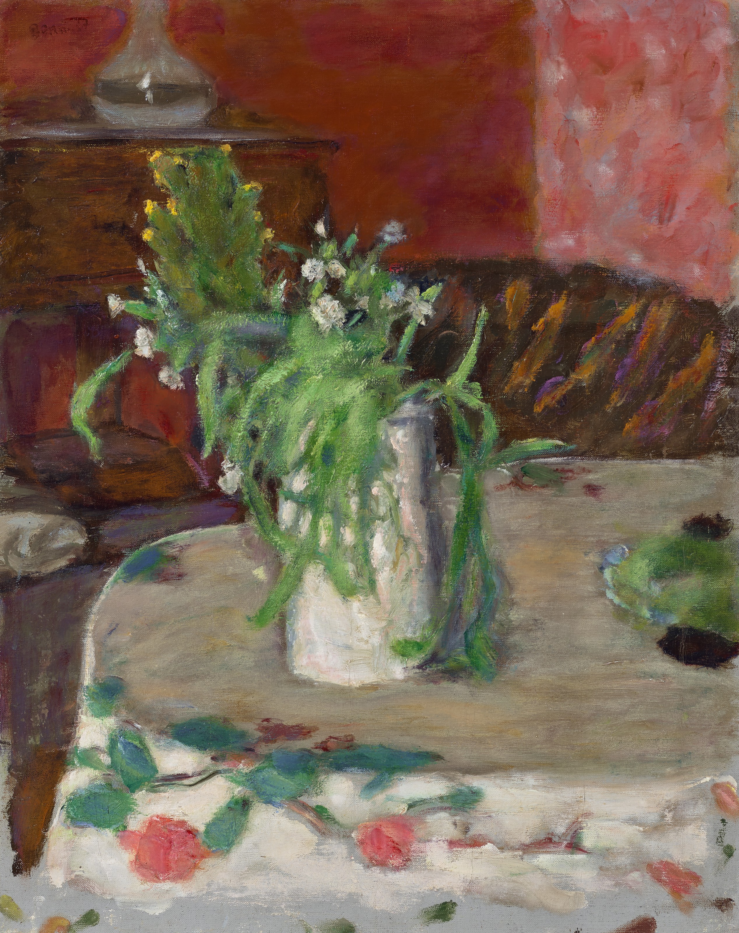 PIERRE BONNARD (1867-1947), Fleurs et carafe | Christie's