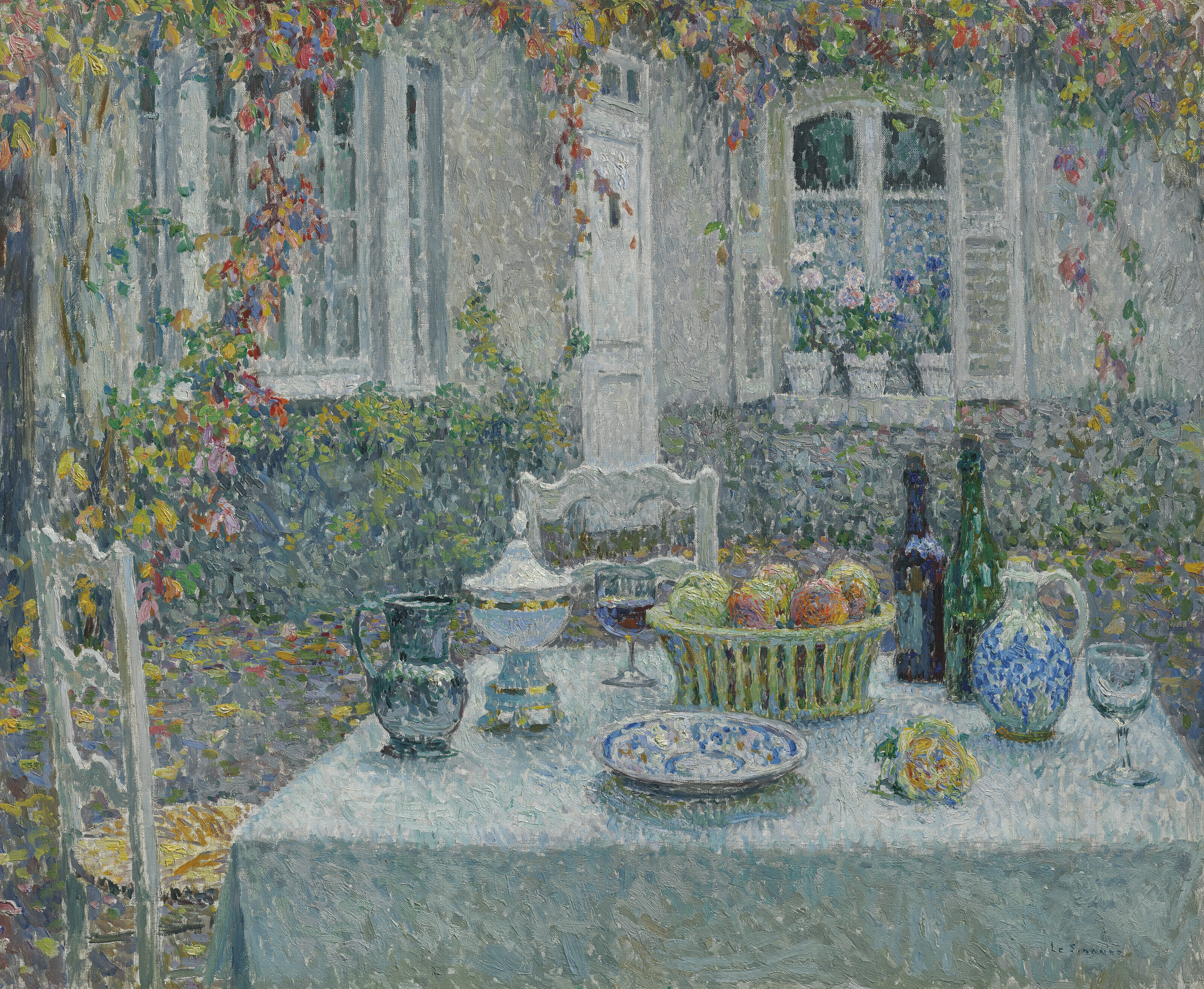 HENRI LE SIDANER (1862-1939), La petite table | Christie's