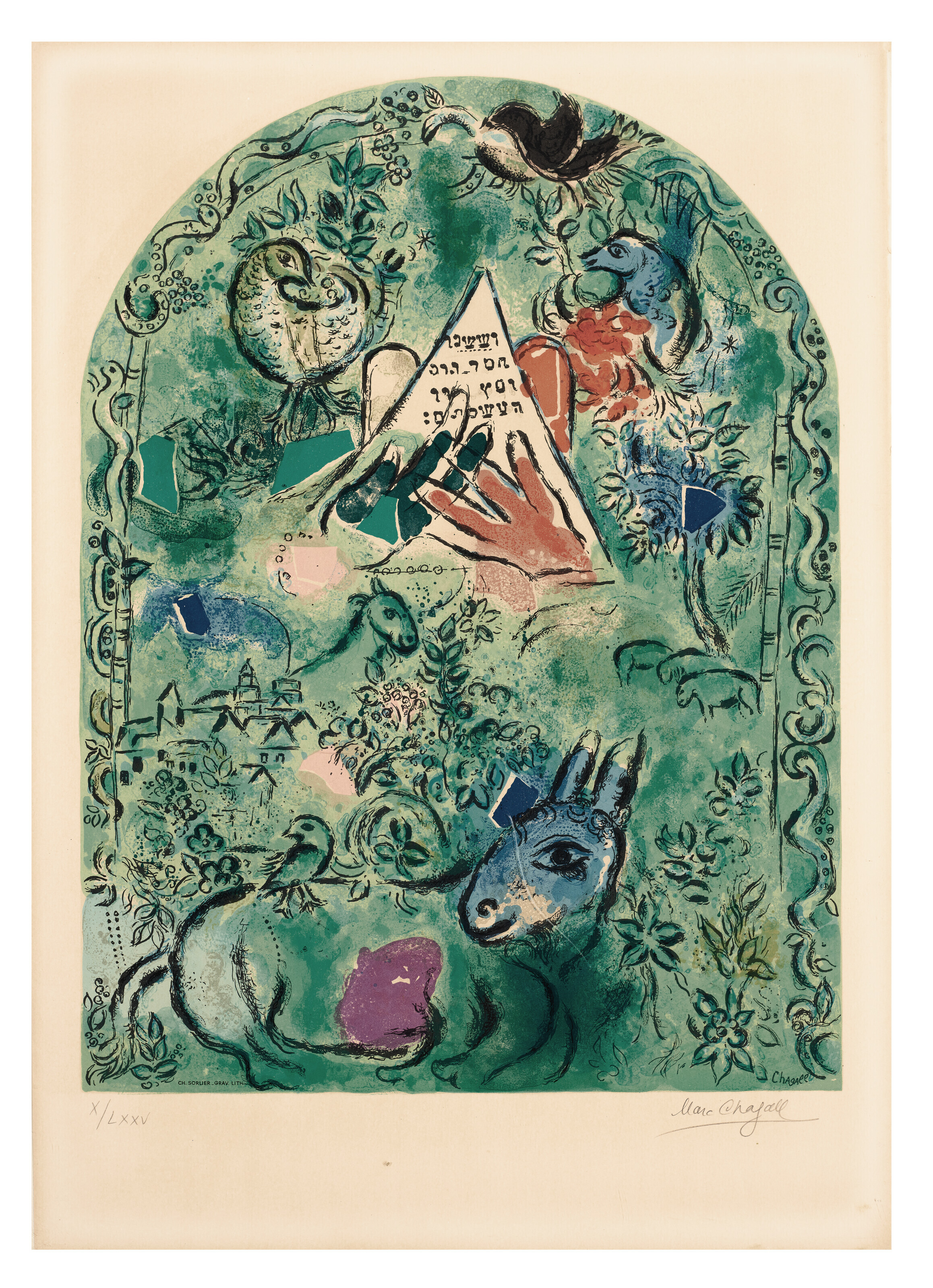 MARC CHAGALL (1887-1985), Twelve Maquettes of Stained Glass