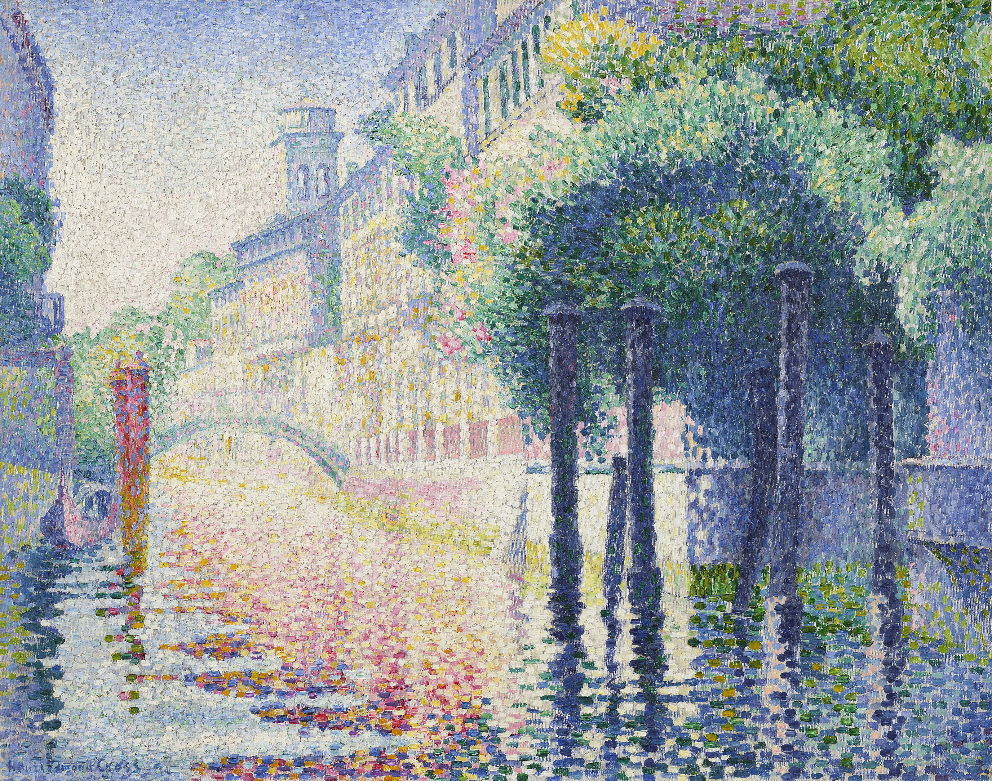 Henri le Sidaner、超希少画・海外レゾネ、新品高級額・額装付 HENRI LE SIDANER (1862-1939), La Sérénade, Venise | Christie's