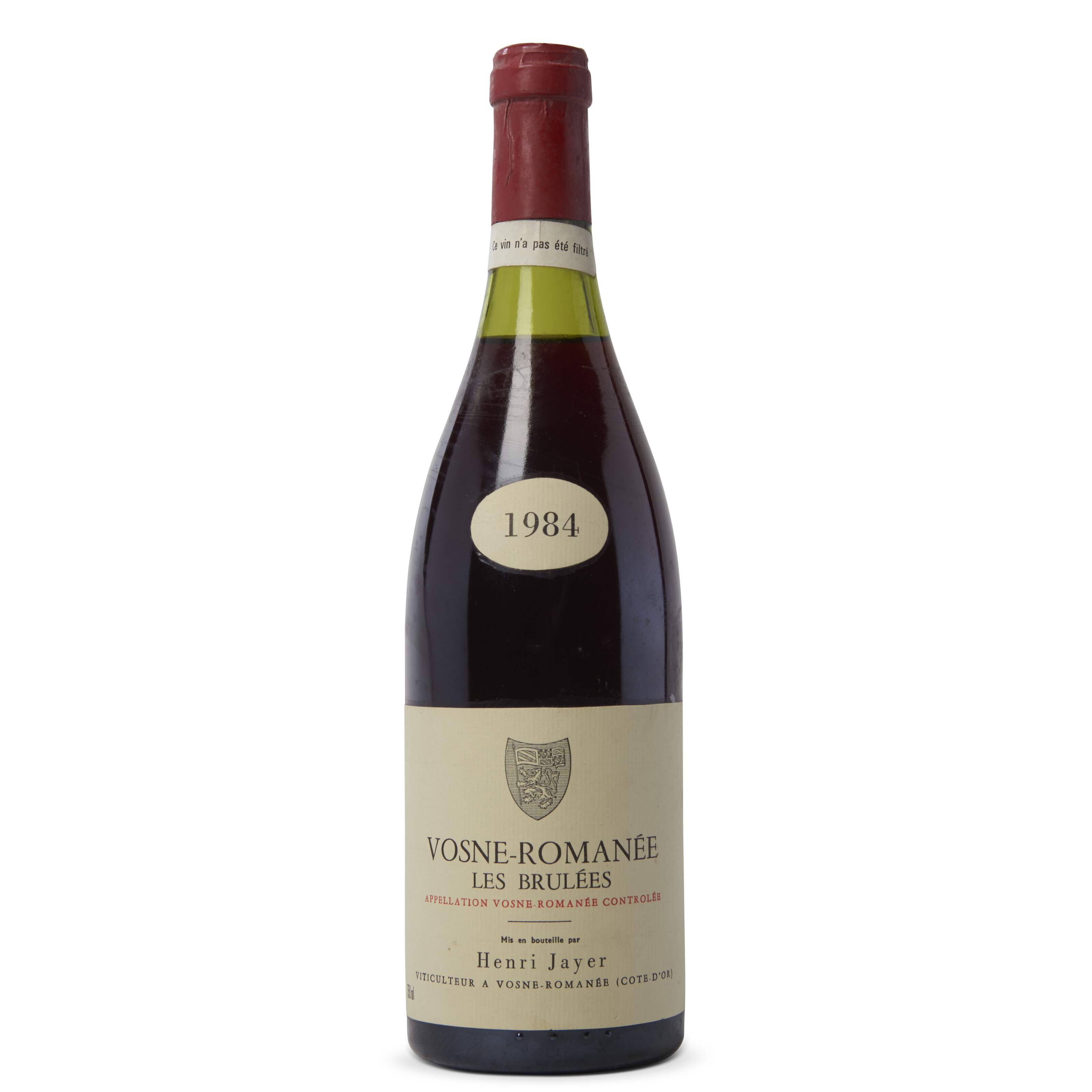 Henri Jayer, Vosne-Romanée Les Brûlées 1984 | Christie's