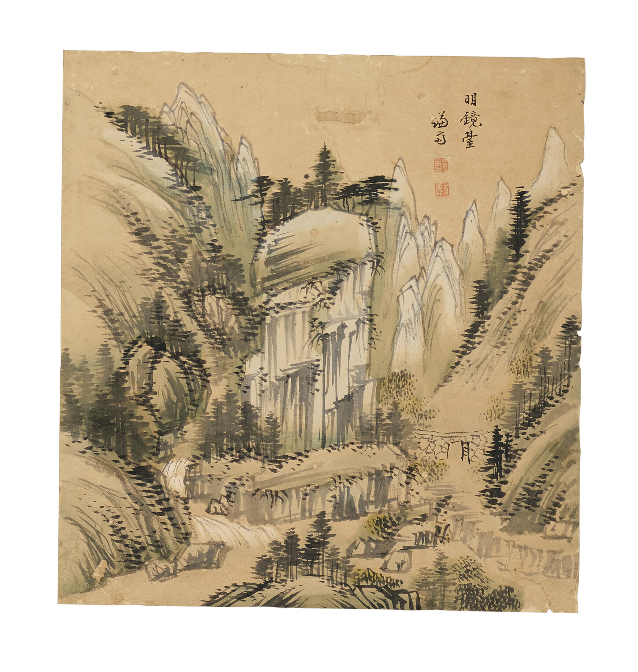 CHONG SON (1676-1759), Eight Scenic Views of the Diamond Mountains