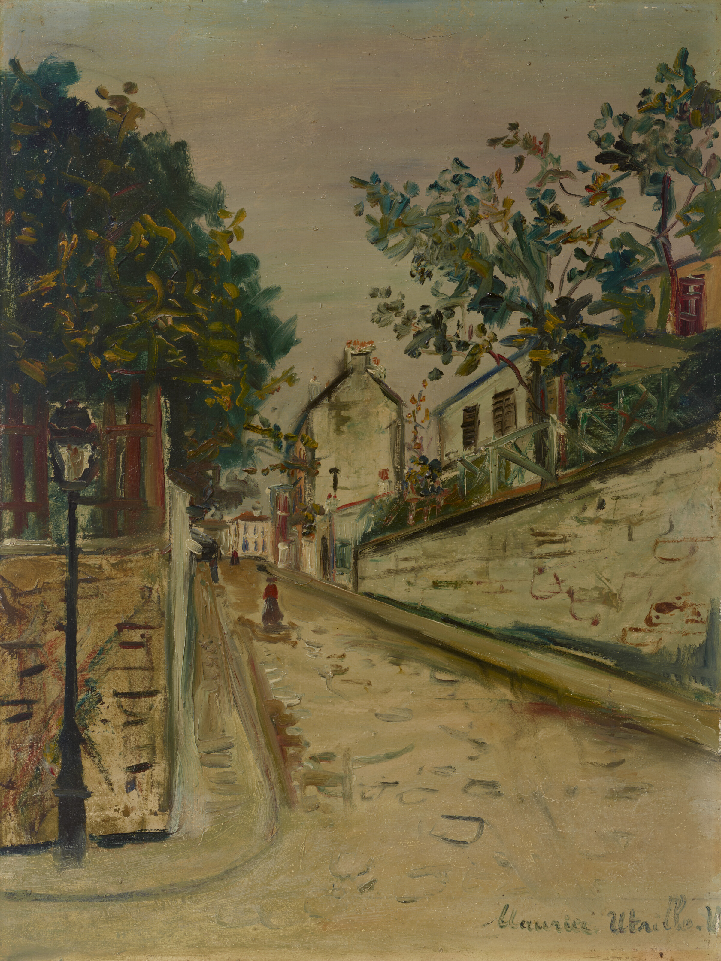 MAURICE UTRILLO (1883-1955), Place de l'église à Montmagny