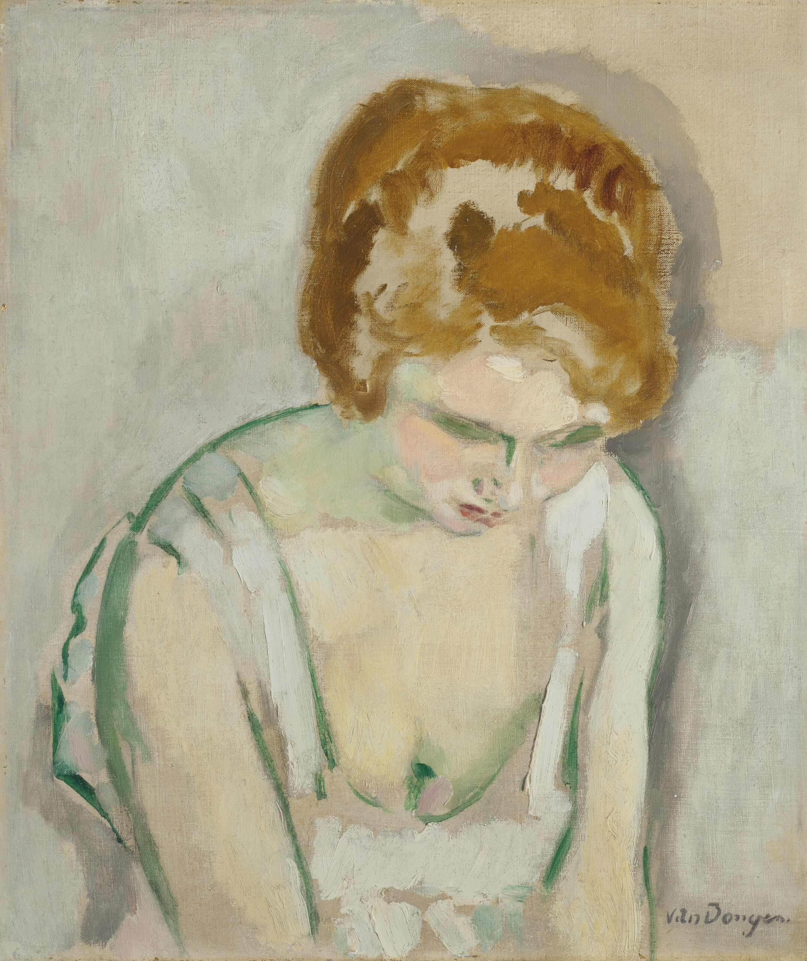 Kees van Dongen (1877-1968), La Jeune Dame aux cheveux rouges