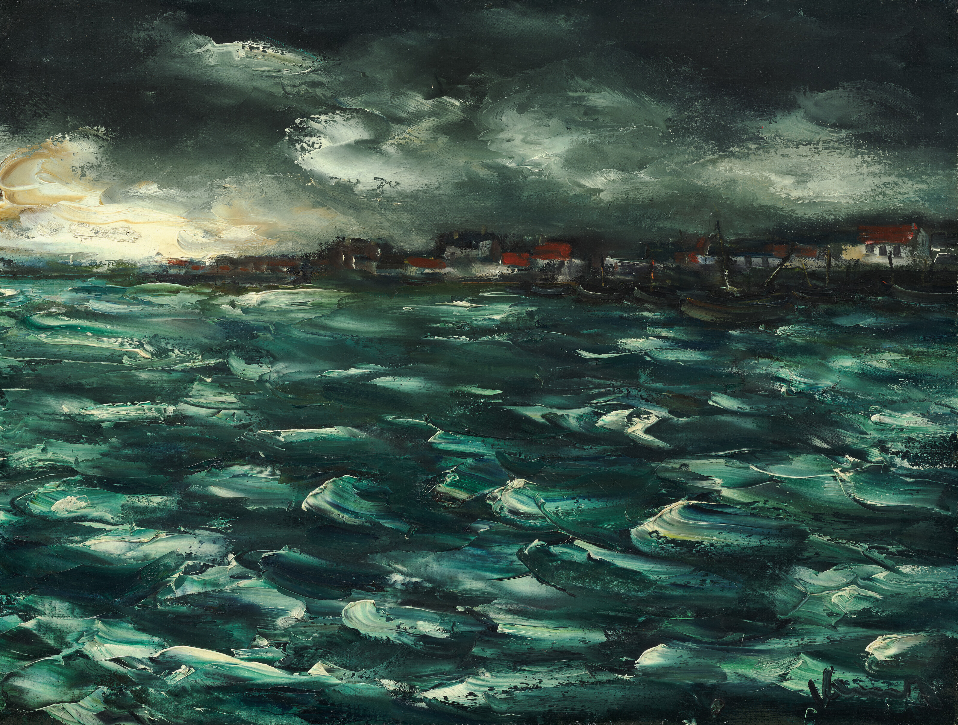 MAURICE DE VLAMINCK (1876-1958), La mer agitée | Christie's