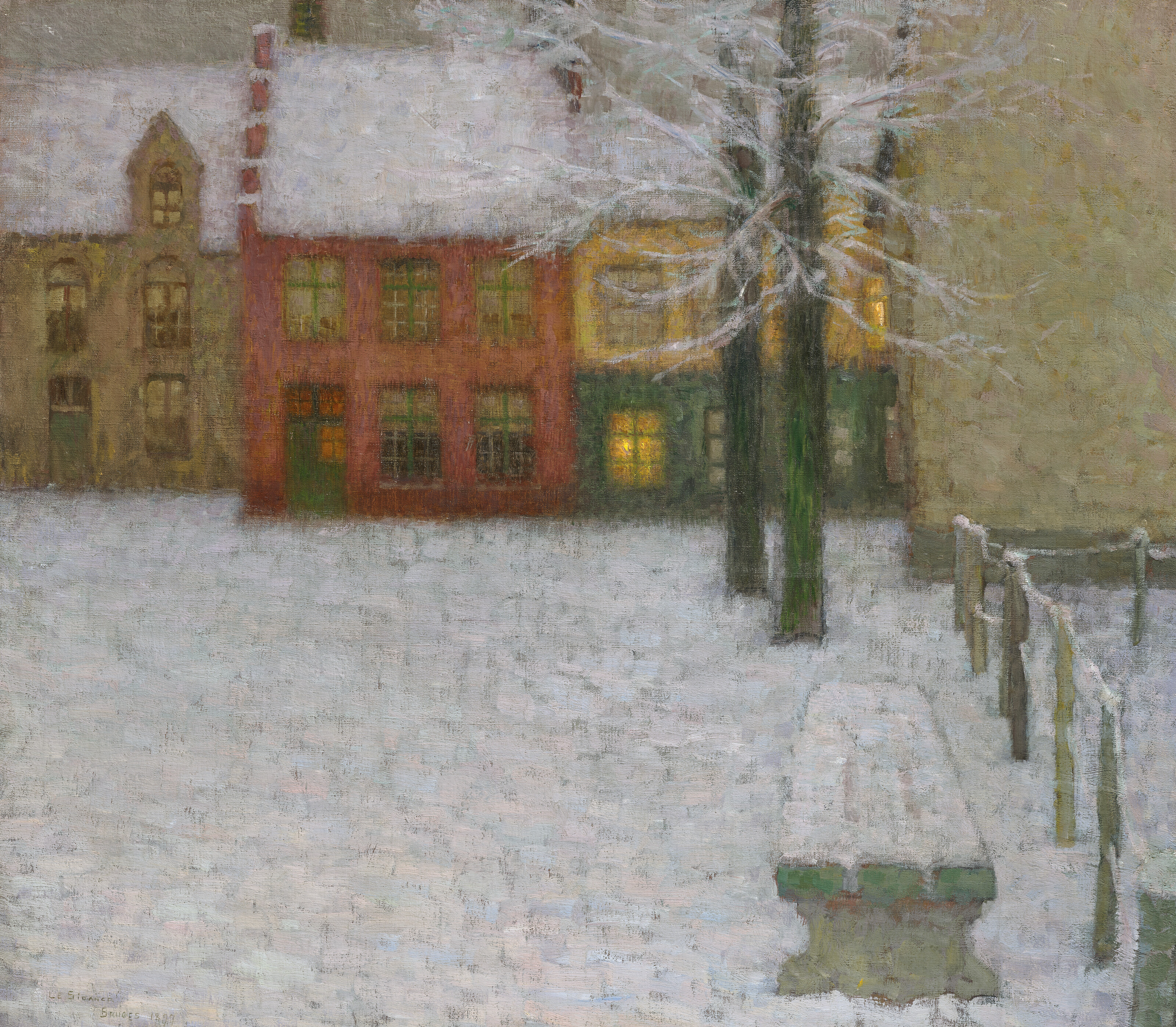 HENRI LE SIDANER (1862-1939), La neige | Christie's