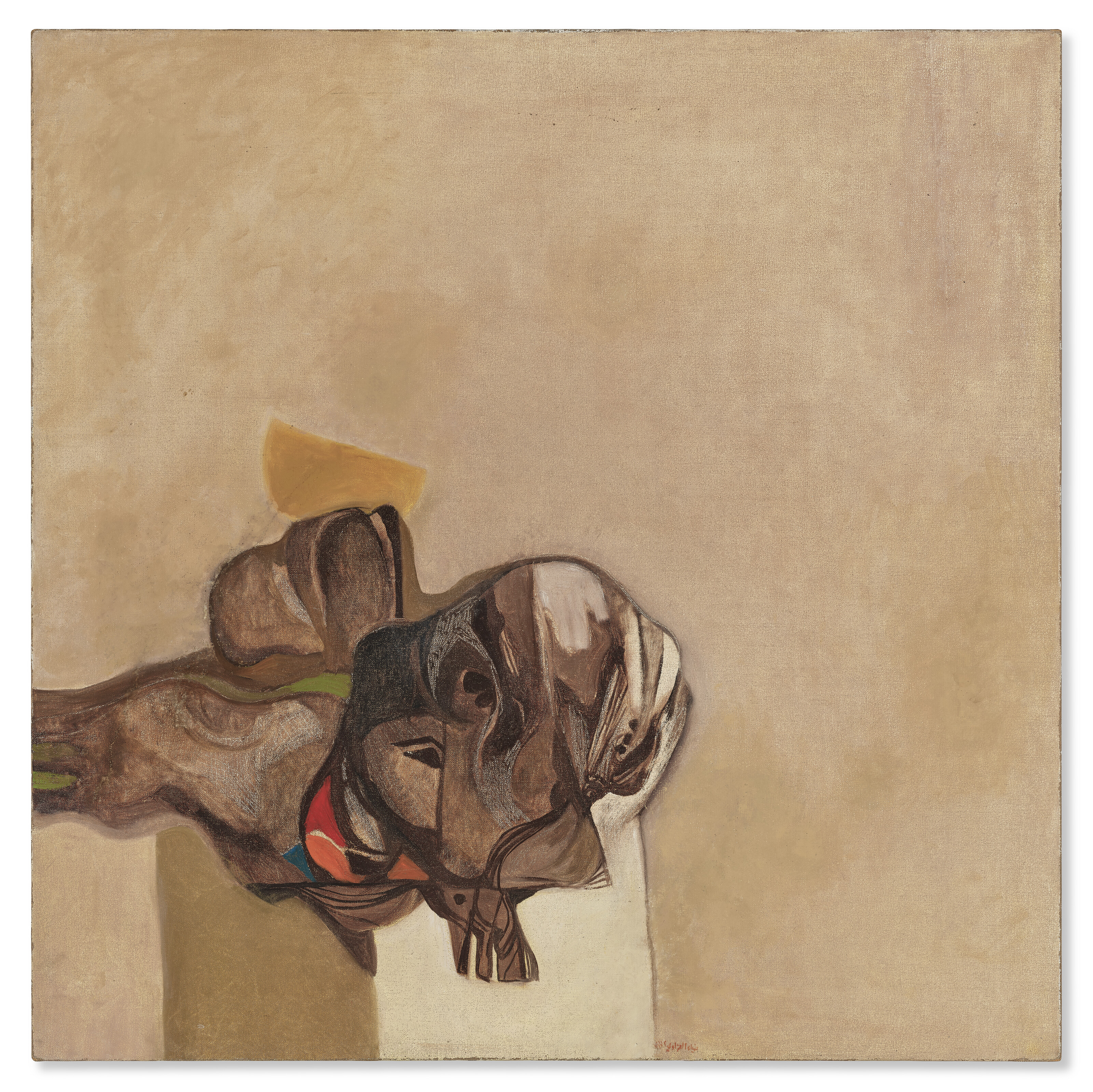 DIA AL-AZZAWI (B. 1939, BAGHDAD), Waddah al-Yaman | Christie's