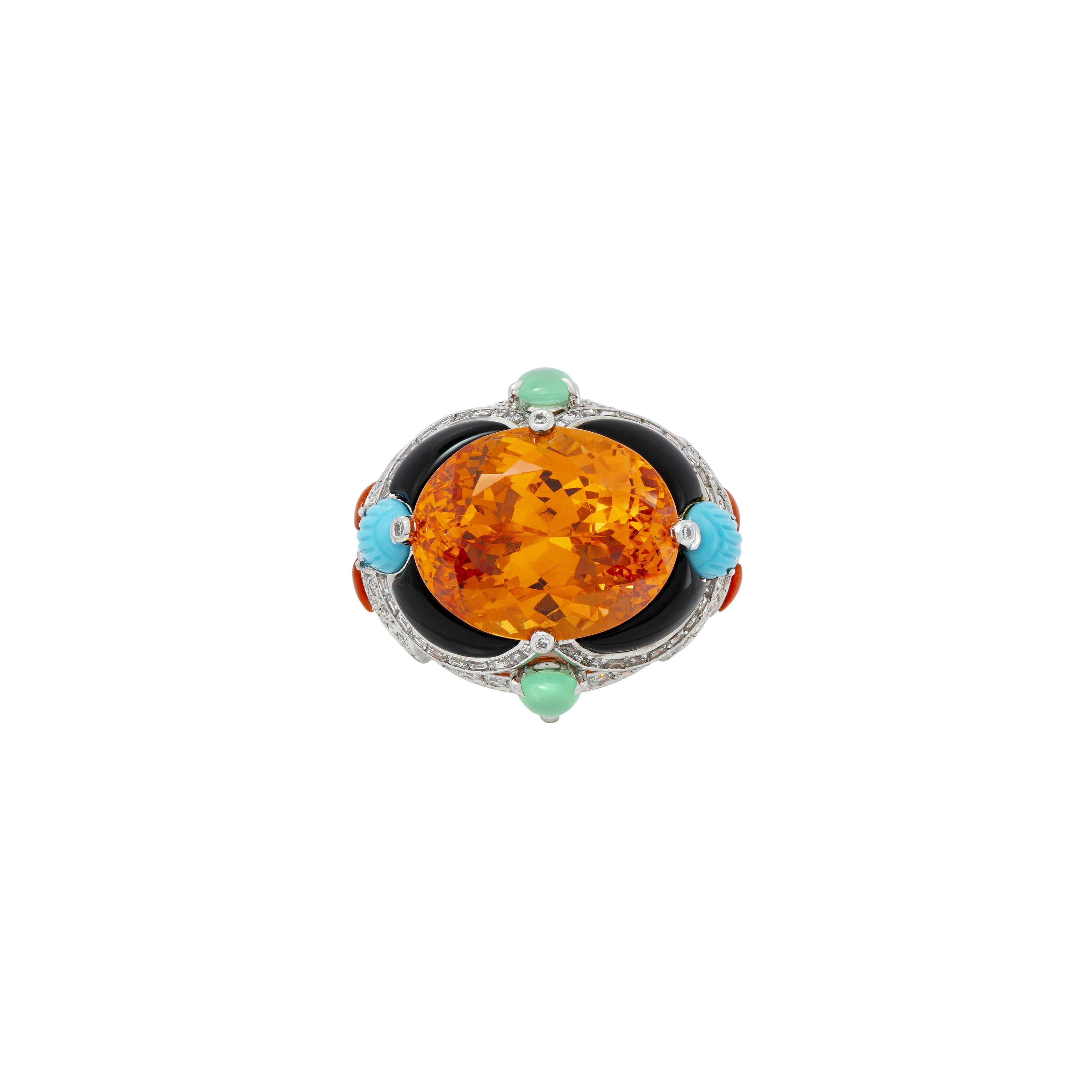 VAN CLEEF & ARPELS MULTI-GEM COCKTAIL RING | Christie's