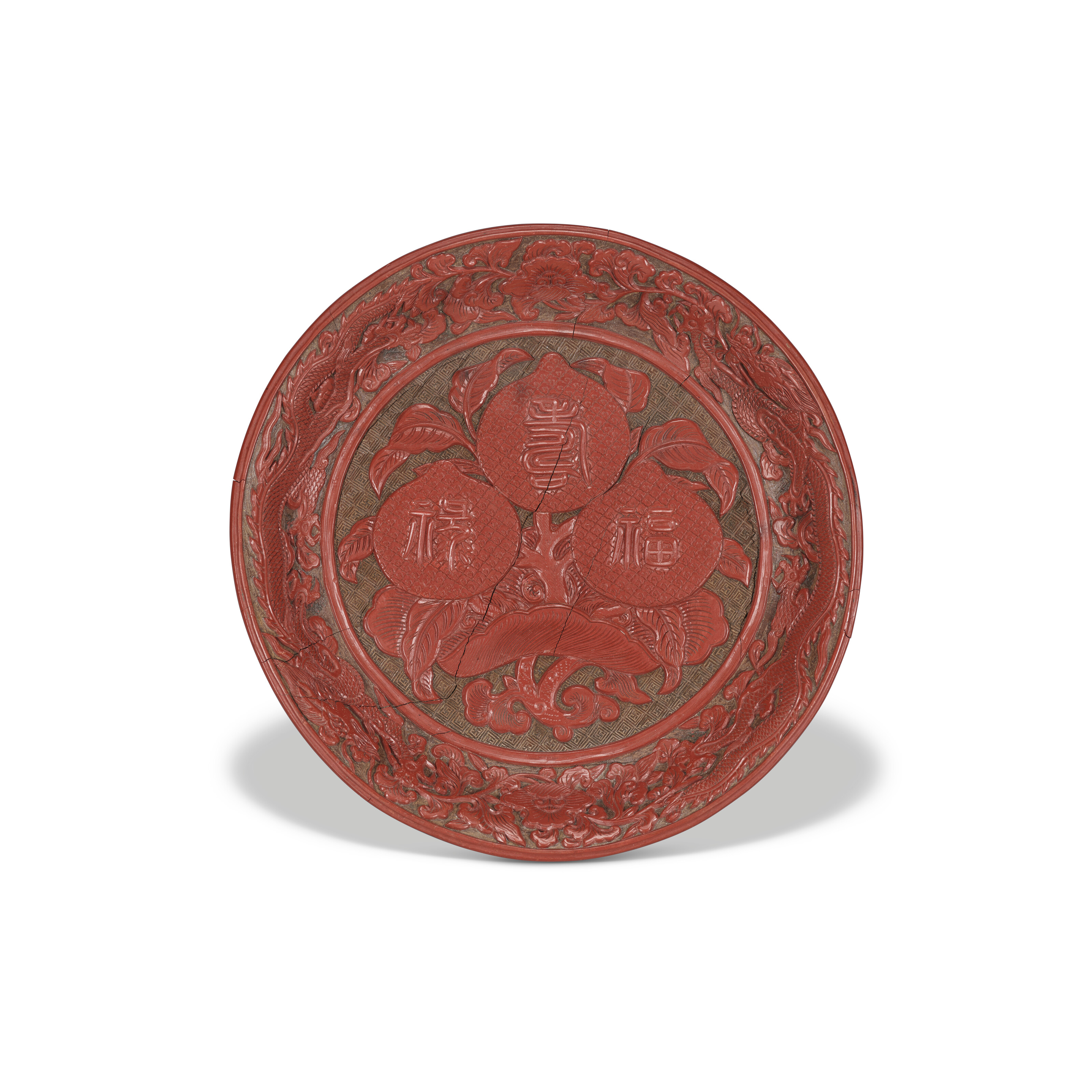 清乾隆金釉地金彩山水人物圖盌一對描金六字篆書款, QIANLONG GILT SIX