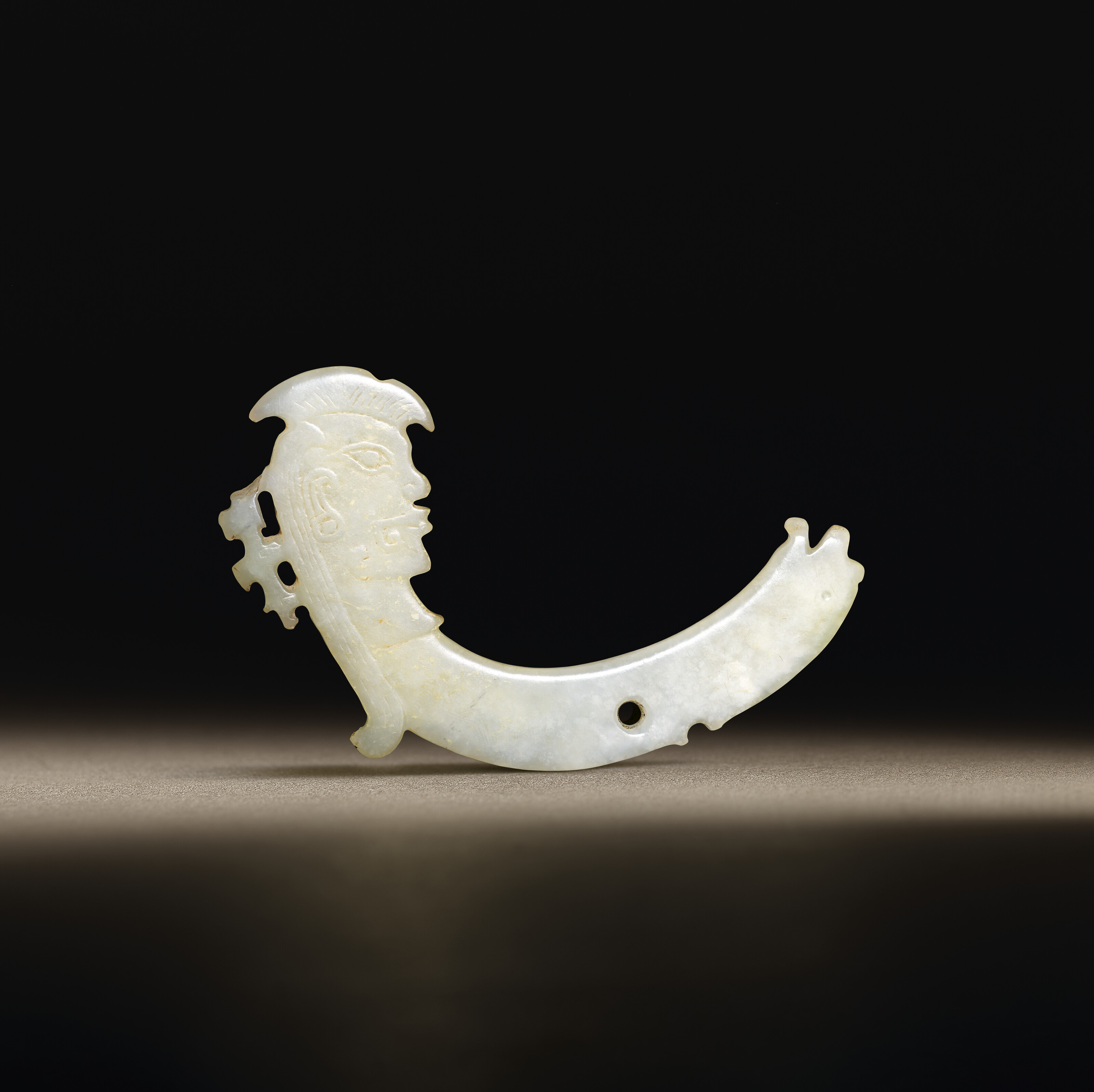 良渚文化三層神面紋玉琮, LIANGZHU CULTURE, CIRCA 3100-2000 BC