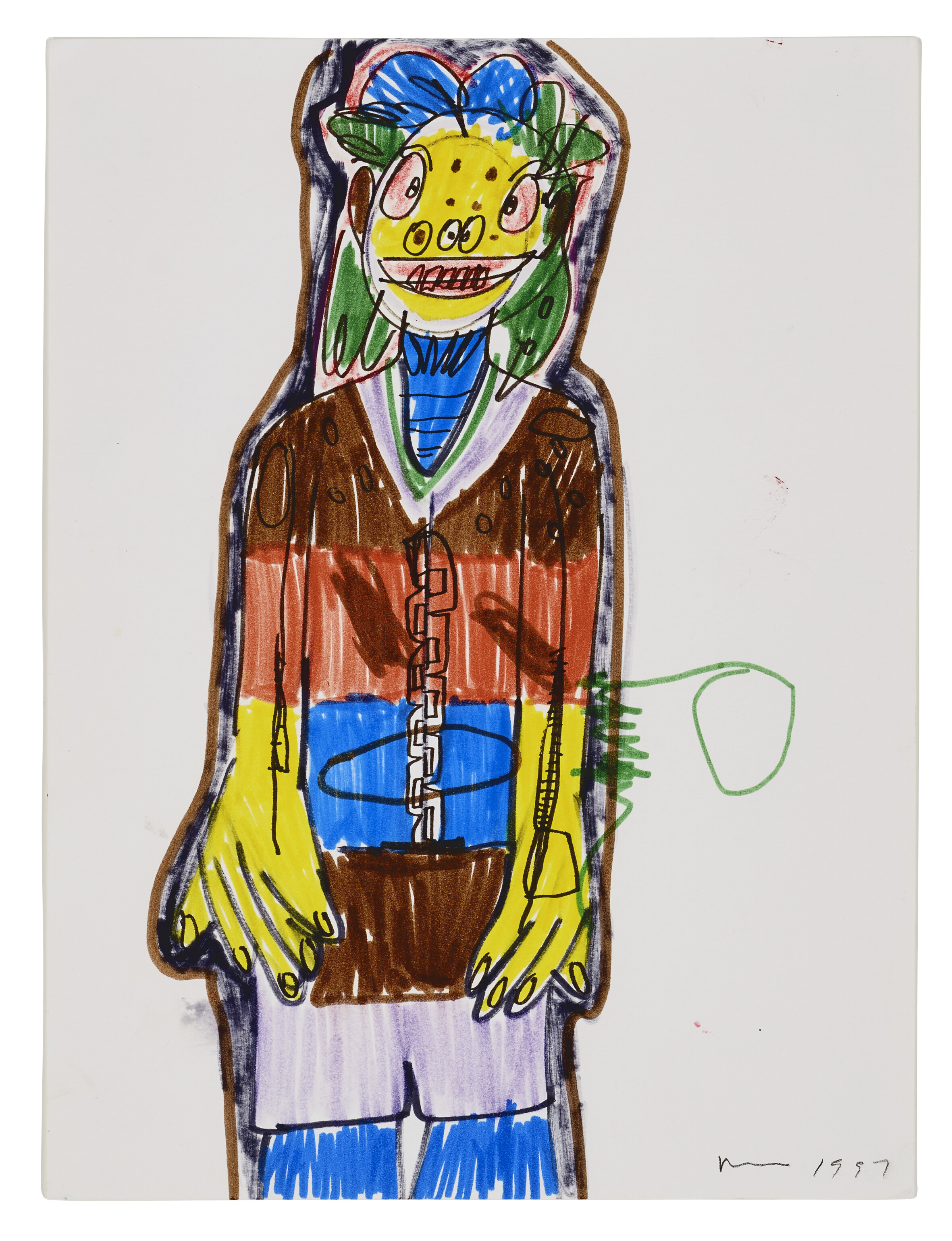 RICHARD PRINCE (B. 1949), Untitled (Hippie Drawings) [Ten Works