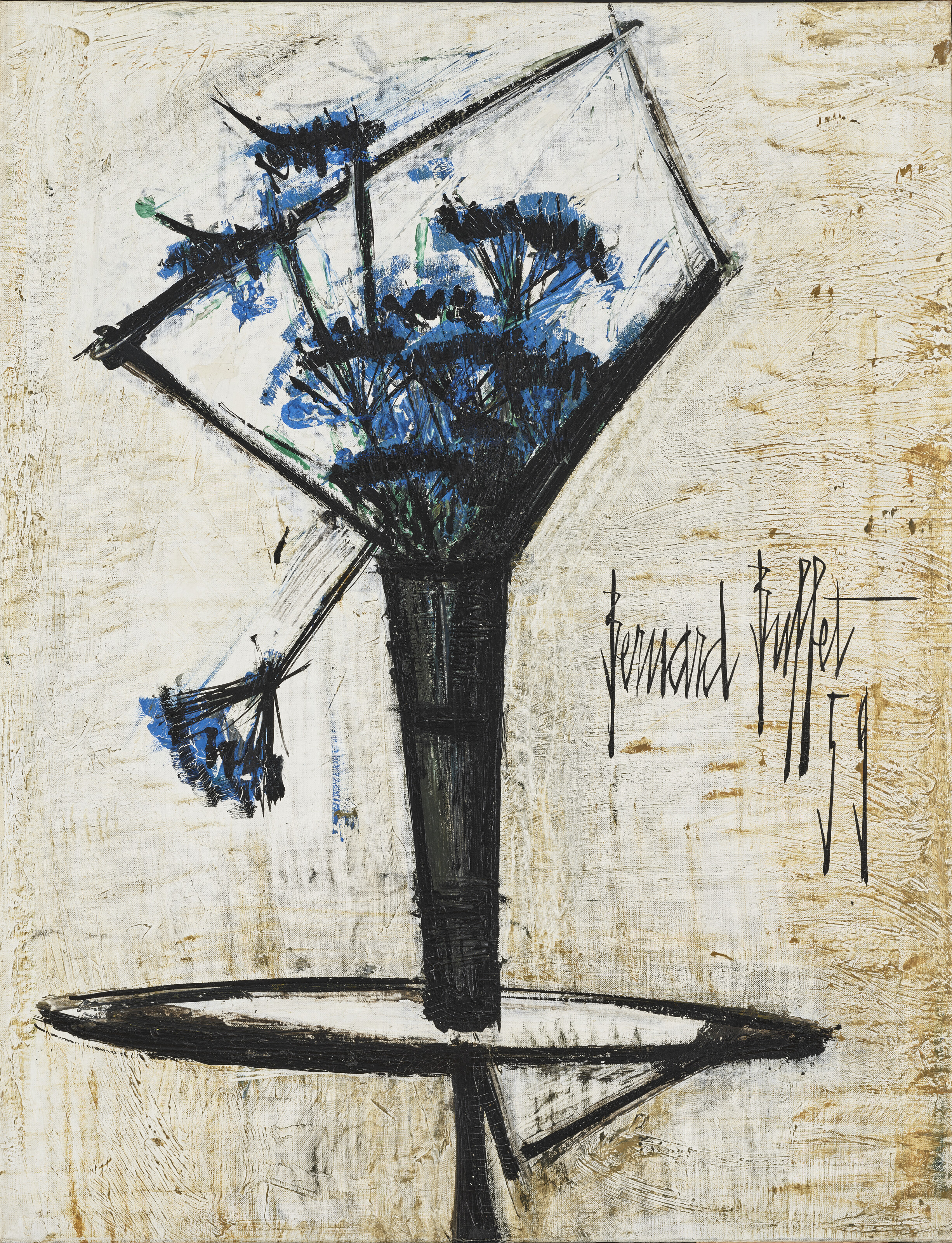 Bernard Buffet (1928-1999), Bouquet sur un guéridon | Christie