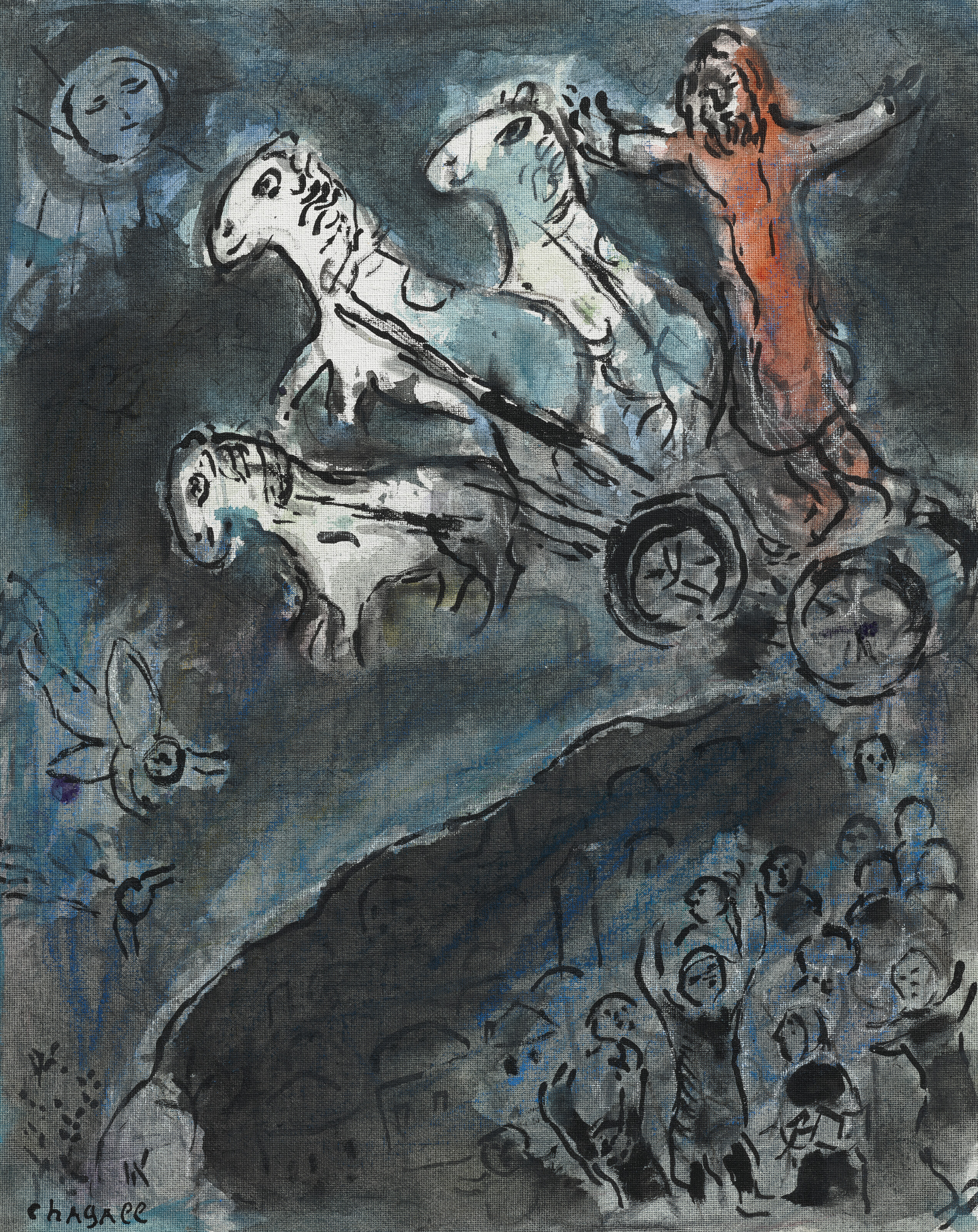 MARC CHAGALL (1887-1985), Les paysans | Christie's
