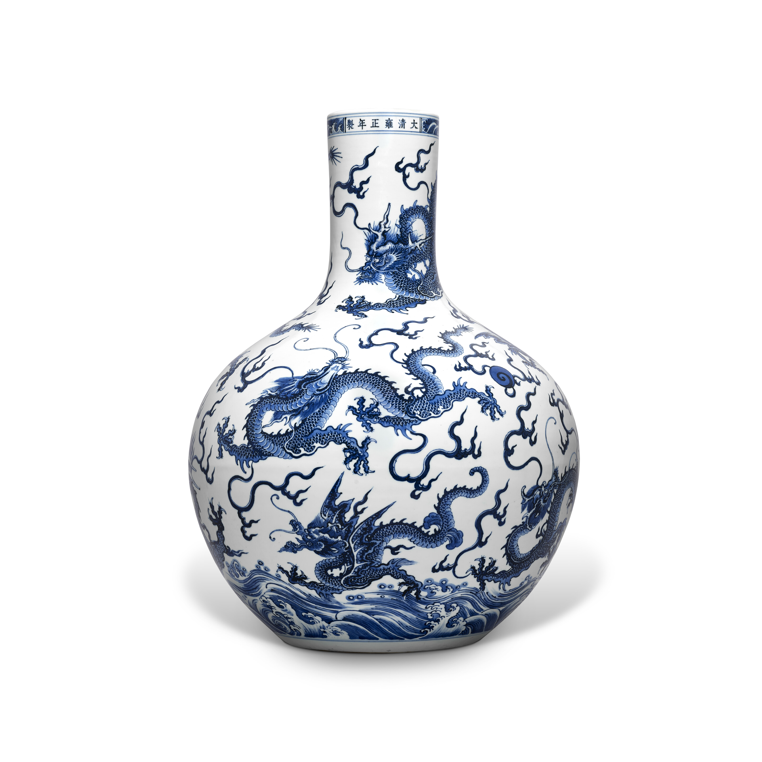 ◇旧蔵◇古美術 清代雍正年製款 斗彩 海水五