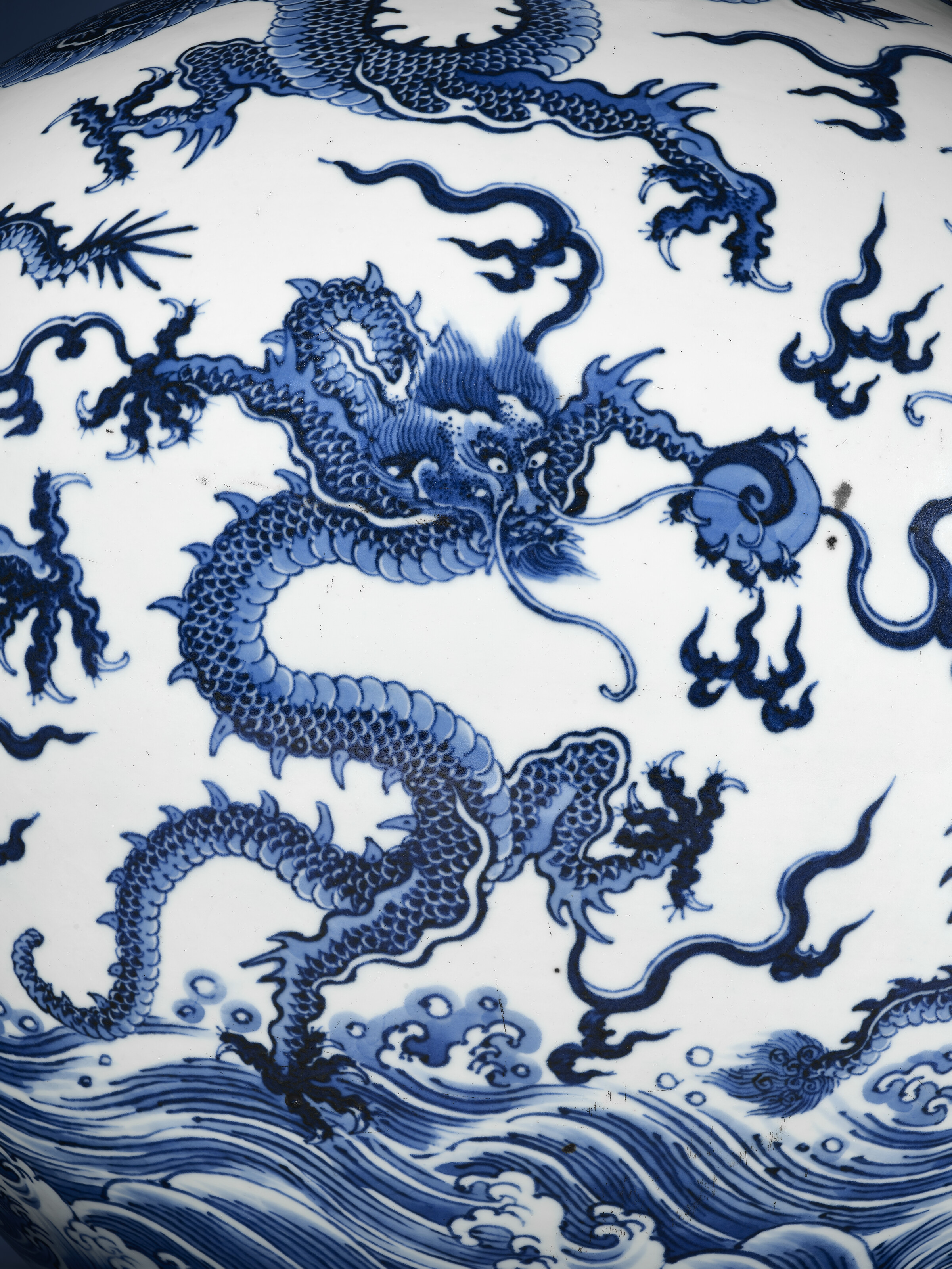 ◇旧蔵◇古美術 清代雍正年製款 斗彩 海水五