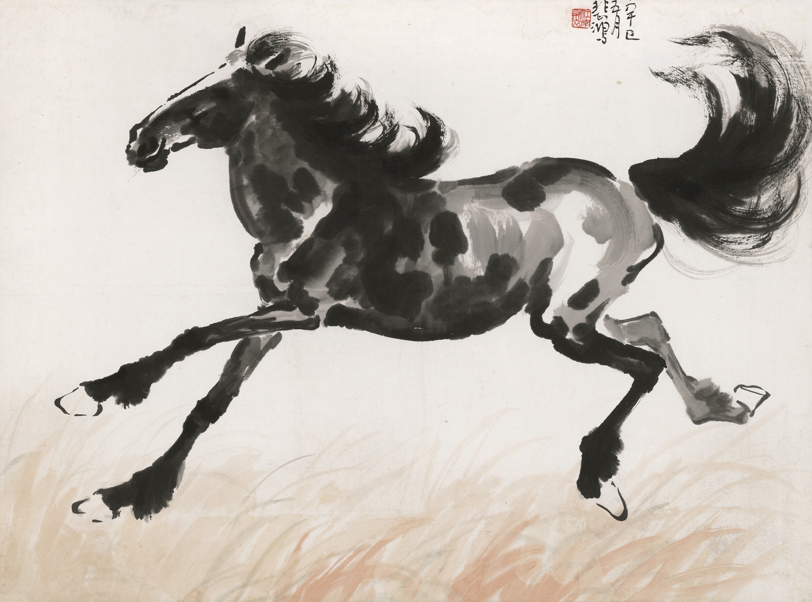 徐悲鴻, 書法對聯| Christie's
