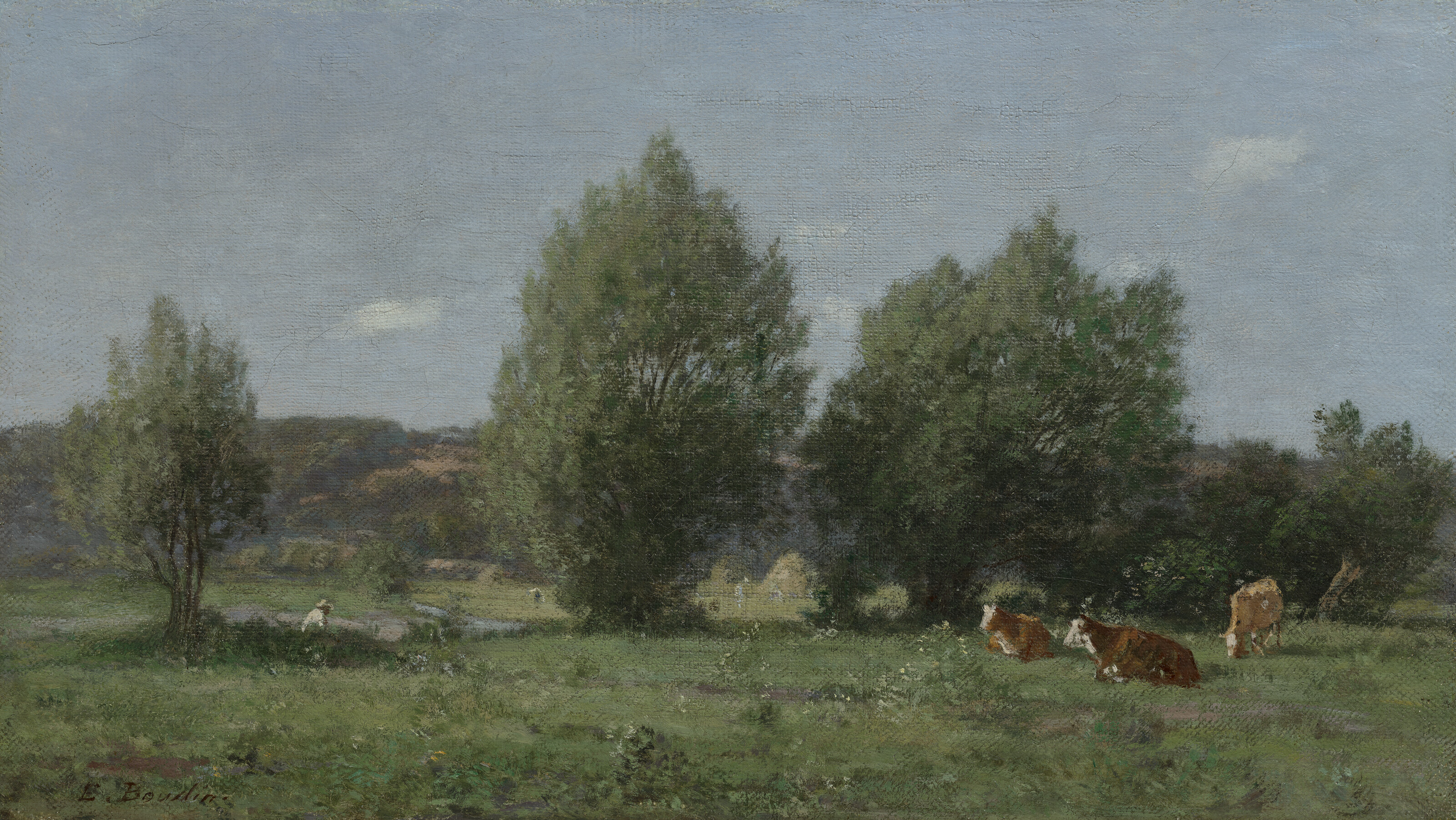 EUGENE BOUDIN、Paturage Pasture in Normandy (Pâturage en Normandie) | Denver Art Museum